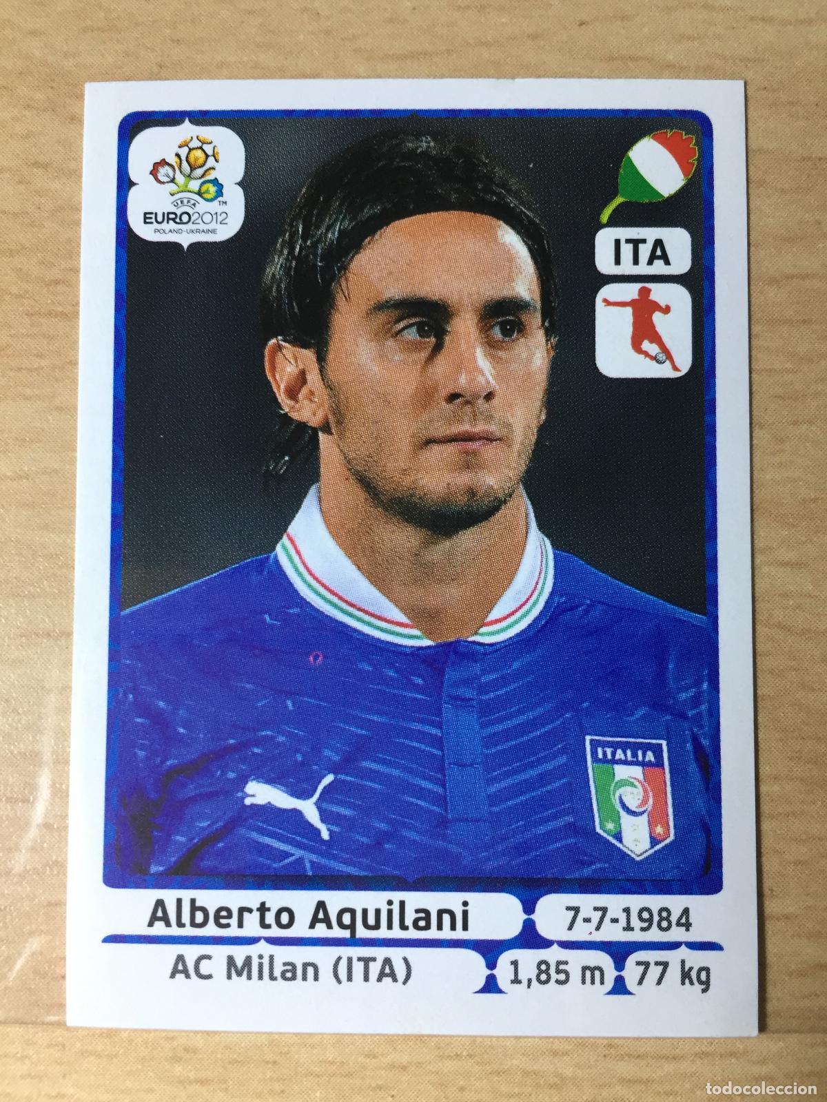 Fu&szlig;ball-Sticker: 2012 - 329 ALBERTO AQUILANI - ITALIA - UEFA EURO 2012 - PANINI