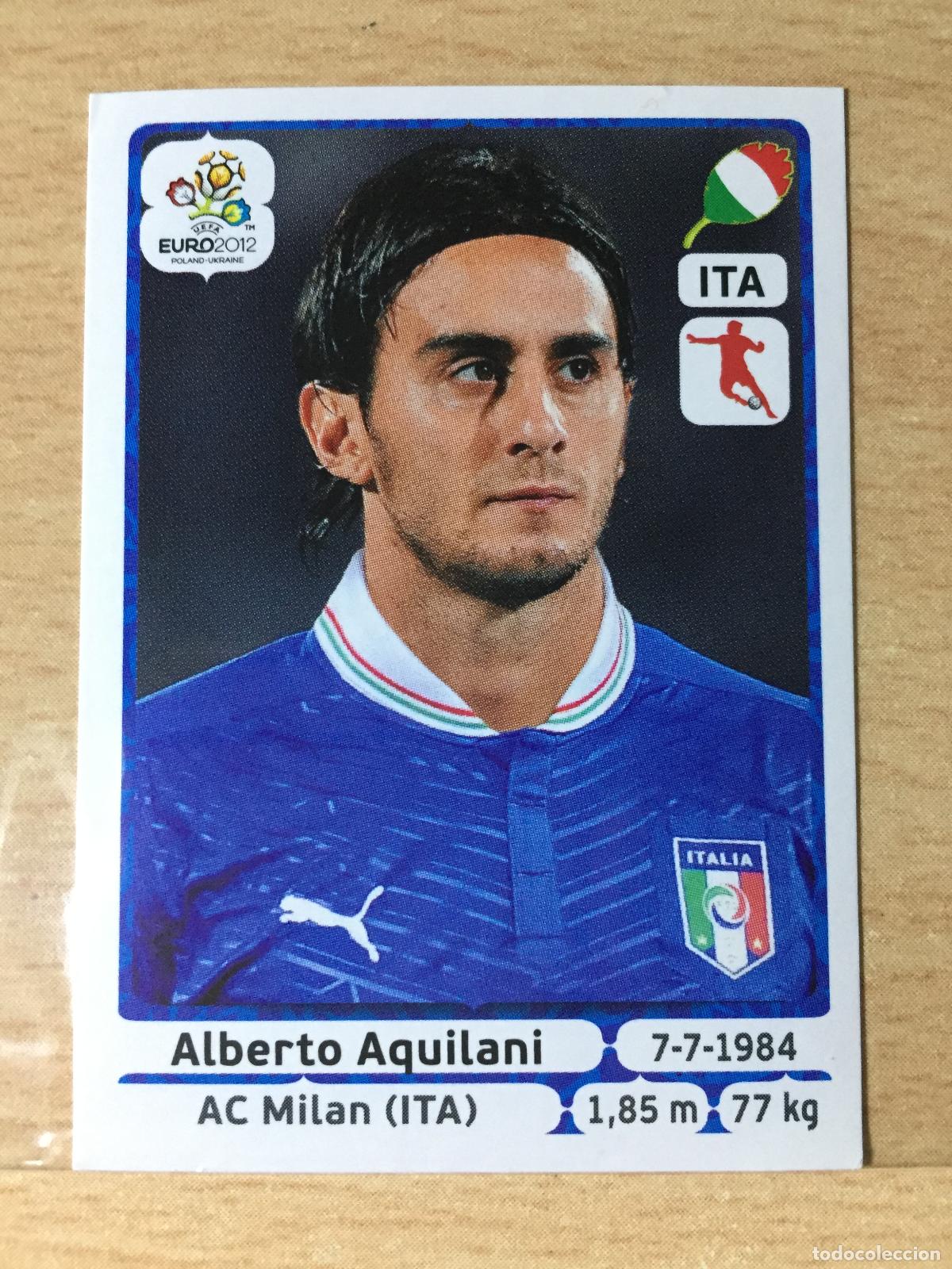 Football Stickers: 2012 - 329 ALBERTO AQUILANI - ITALIA - UEFA EURO 2012 - PANINI