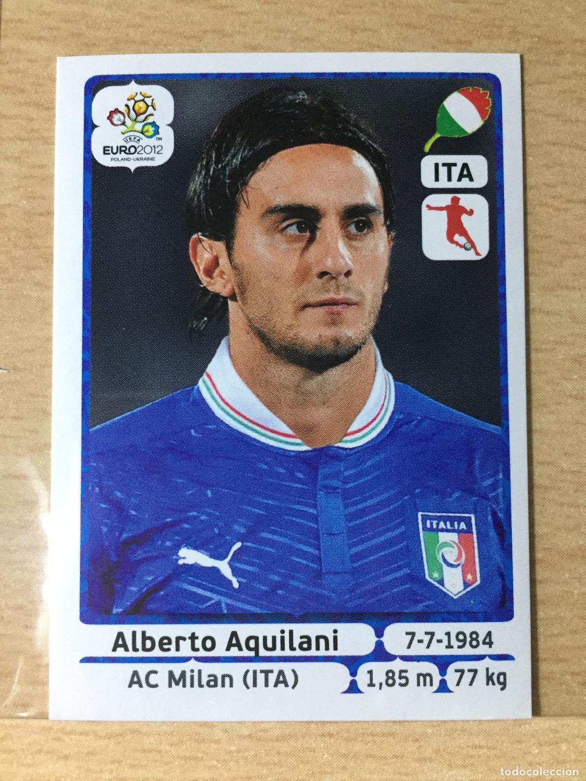 Football Stickers: 2012 - 329 ALBERTO AQUILANI - ITALIA - UEFA EURO 2012 - PANINI