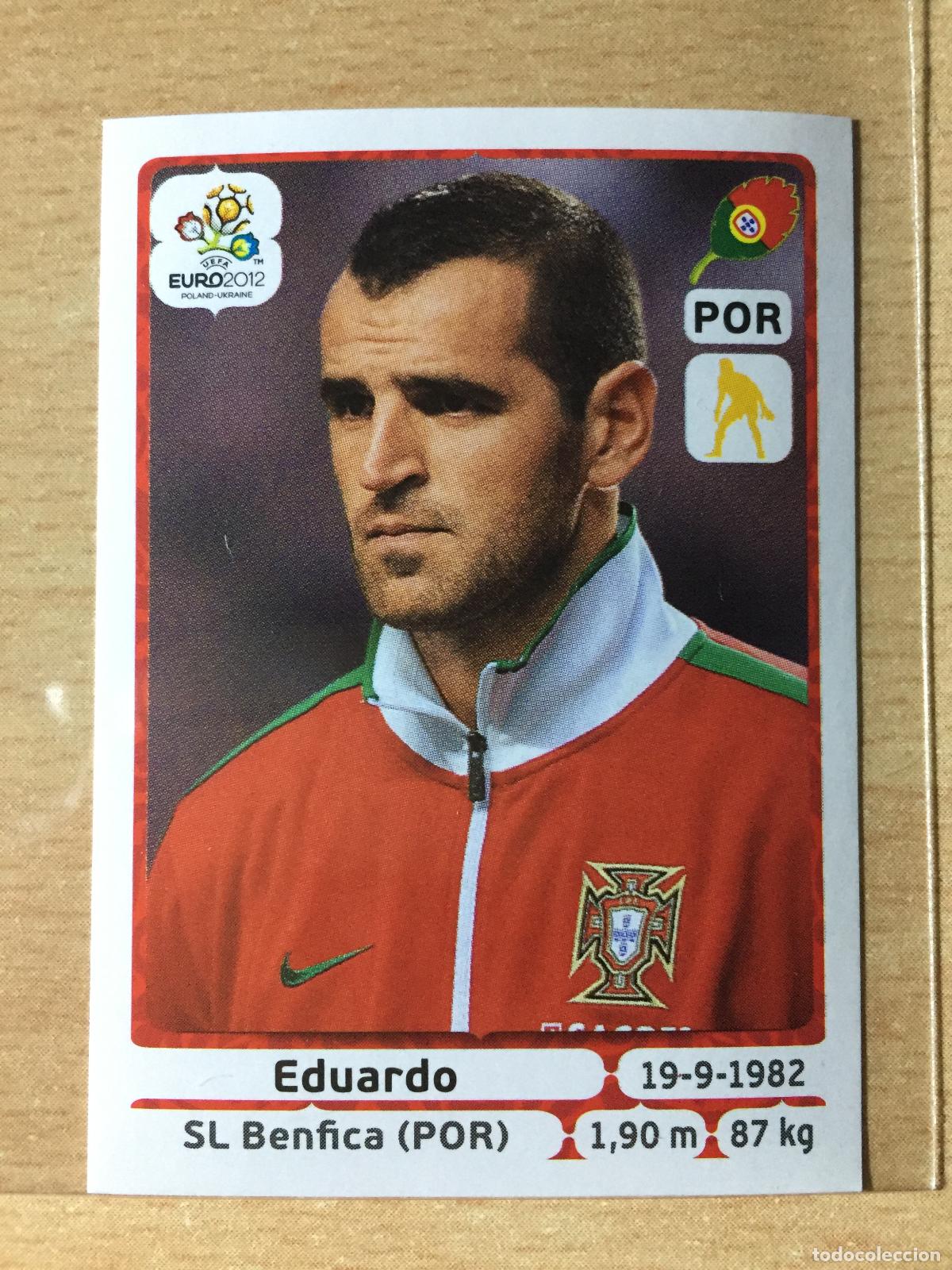 Football Stickers: 2012 - 259 EDUARDO - PORTUGAL - UEFA EURO 2012 - PANINI