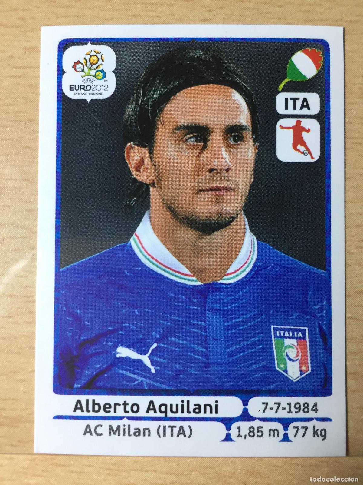 Football Stickers: 2012 - 329 ALBERTO AQUILANI - ITALIA - UEFA EURO 2012 - PANINI