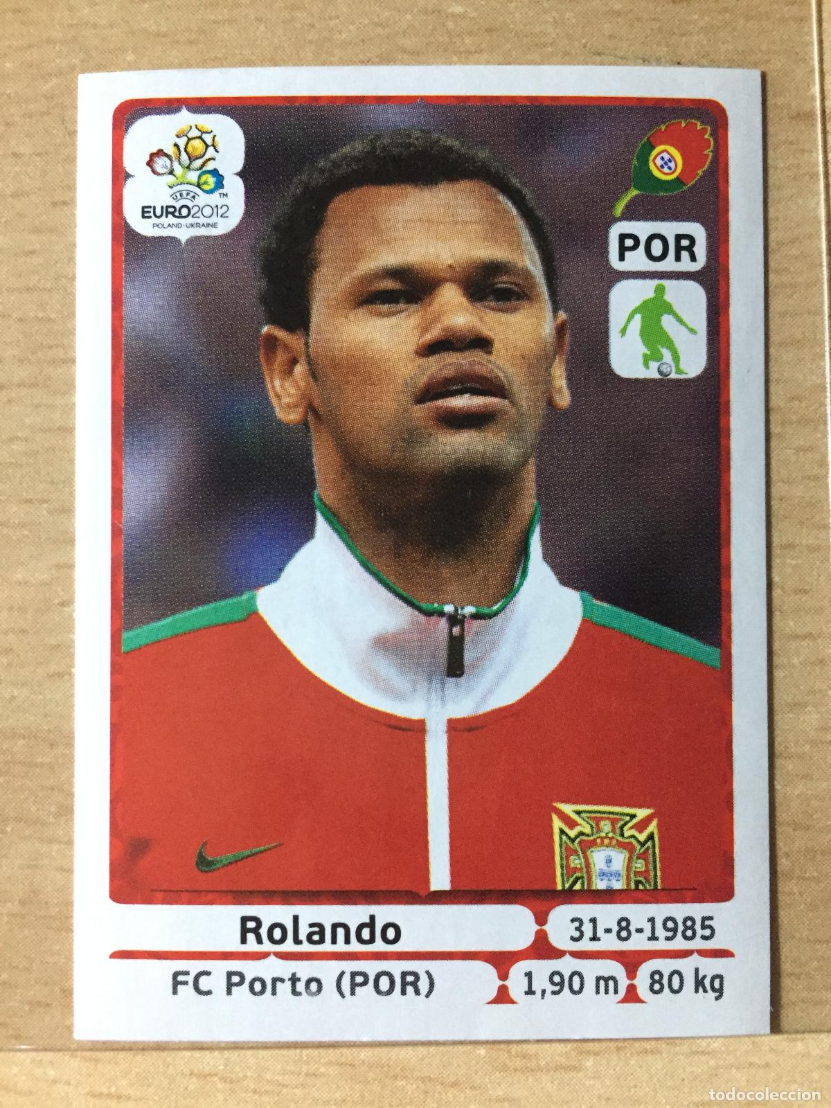Football Stickers: 2012 - 264 ROLANDO - PORTUGAL - UEFA EURO 2012 - PANINI