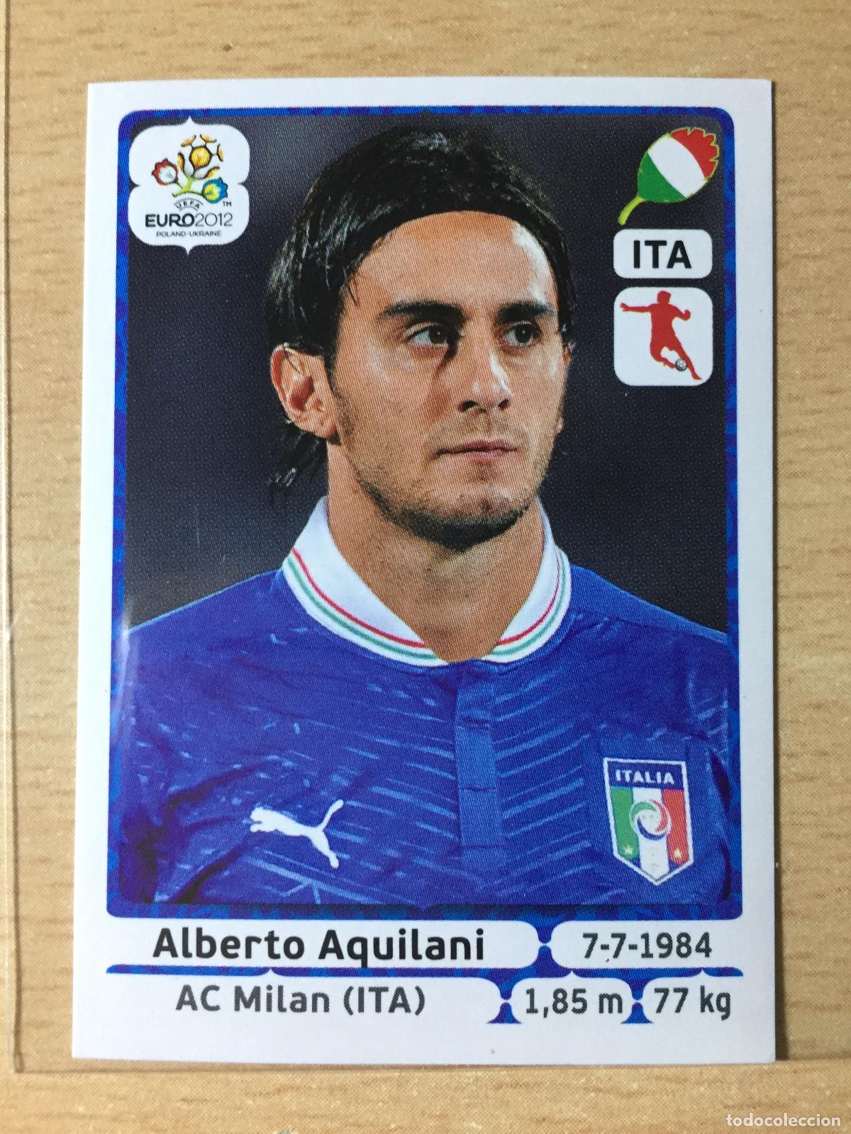 Football Stickers: 2012 - 329 ALBERTO AQUILANI - ITALIA - UEFA EURO 2012 - PANINI