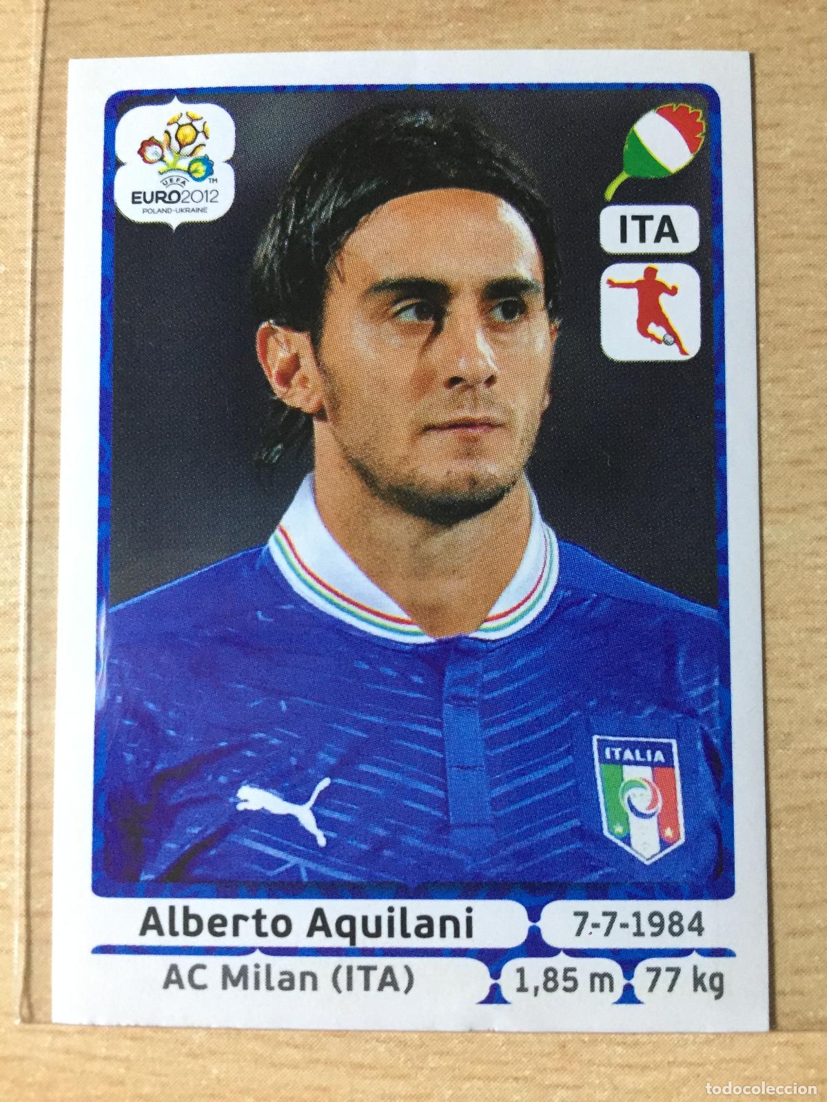 Football Stickers: 2012 - 329 ALBERTO AQUILANI - ITALIA - UEFA EURO 2012 - PANINI