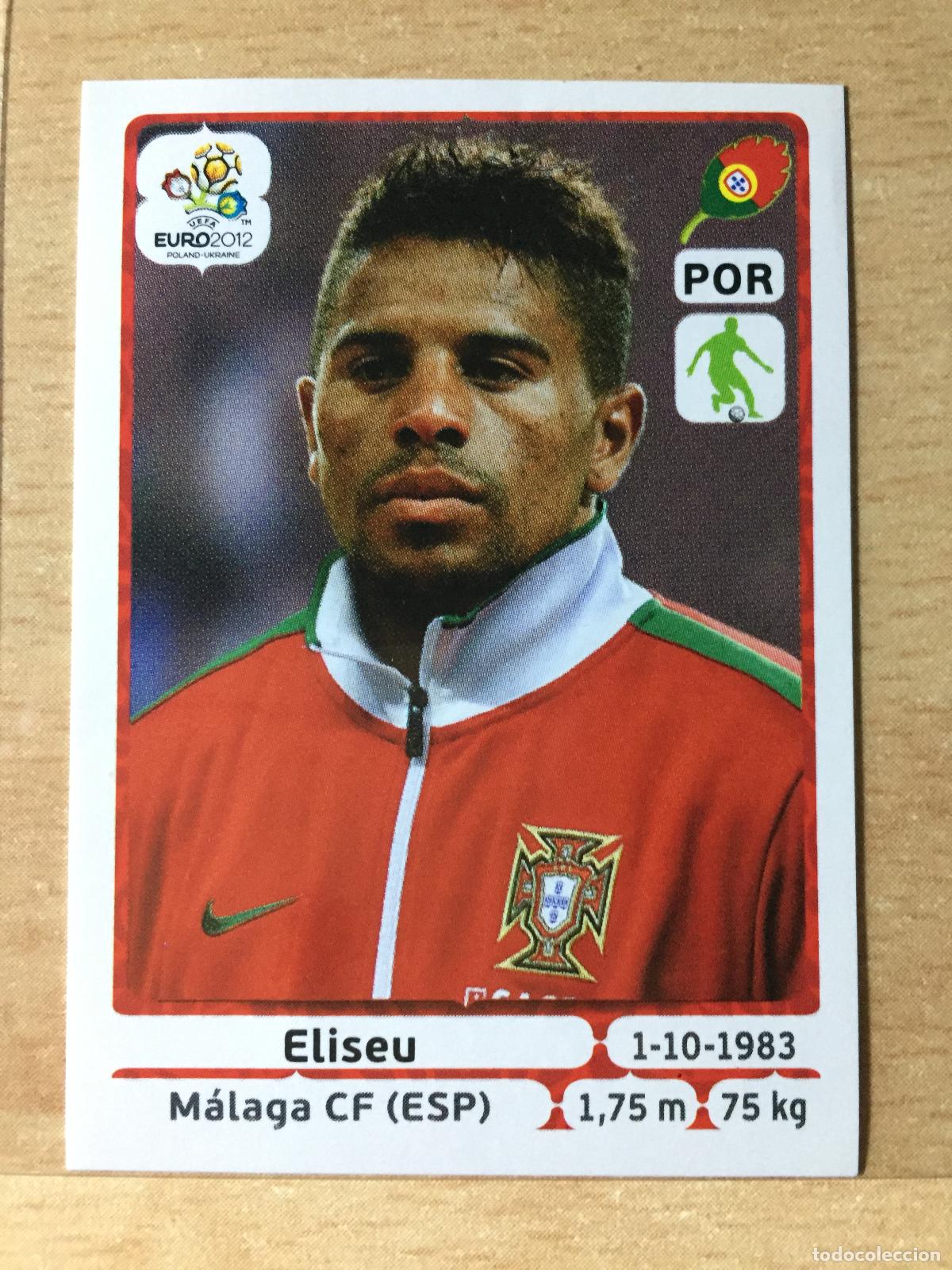 Football Stickers: 2012 - 265 ELISEU - PORTUGAL - UEFA EURO 2012 - PANINI