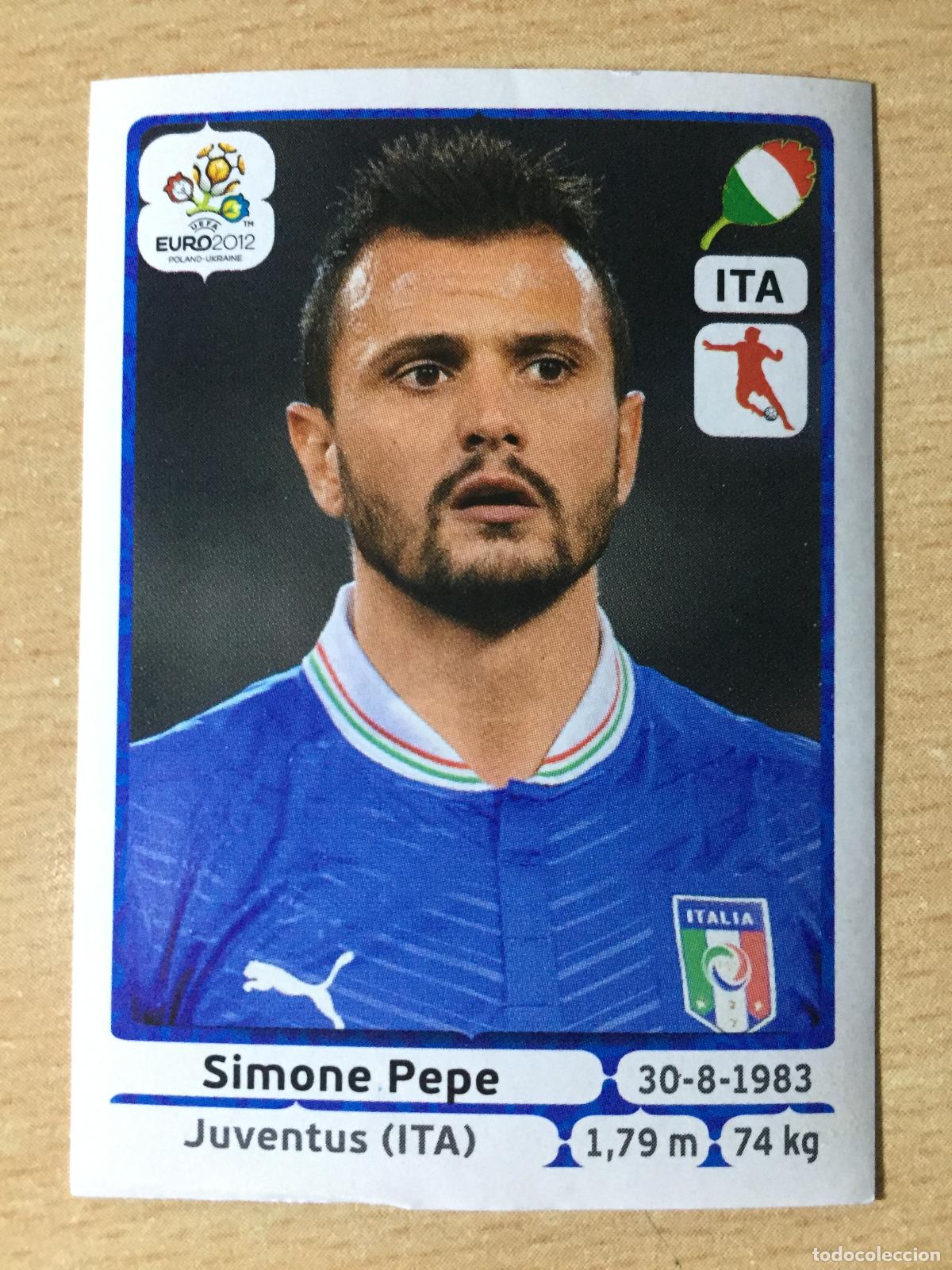 Football Stickers: 2012 - 330 SIMONE PEPE - ITALIA - UEFA EURO 2012 - PANINI