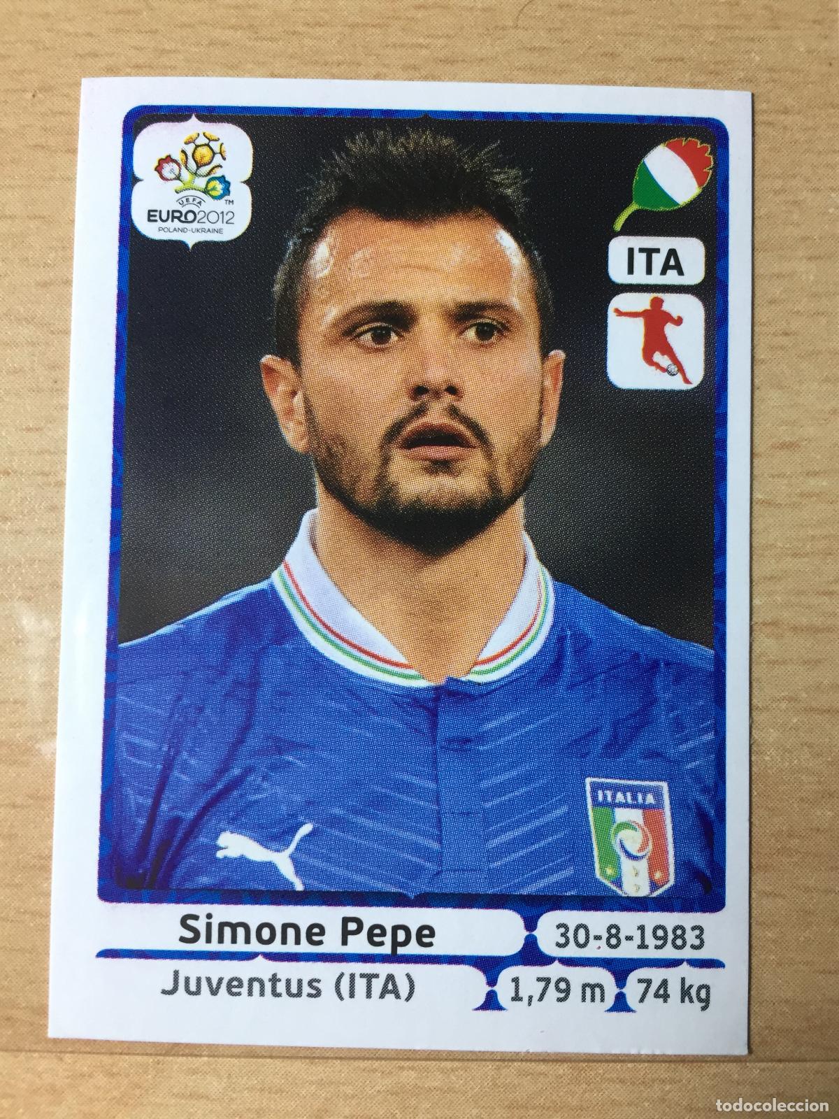 Football Stickers: 2012 - 330 SIMONE PEPE - ITALIA - UEFA EURO 2012 - PANINI