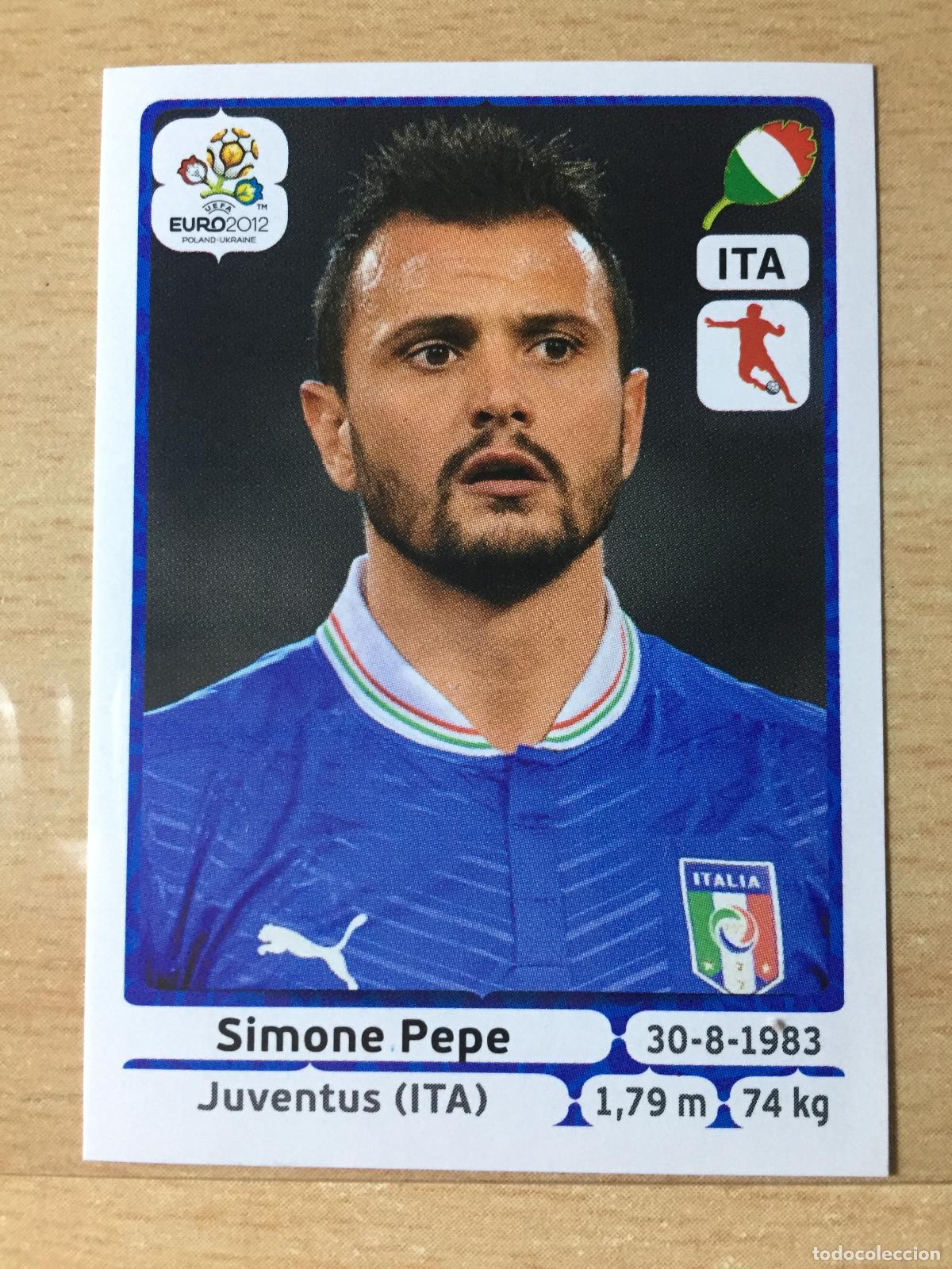 Football Stickers: 2012 - 330 SIMONE PEPE - ITALIA - UEFA EURO 2012 - PANINI