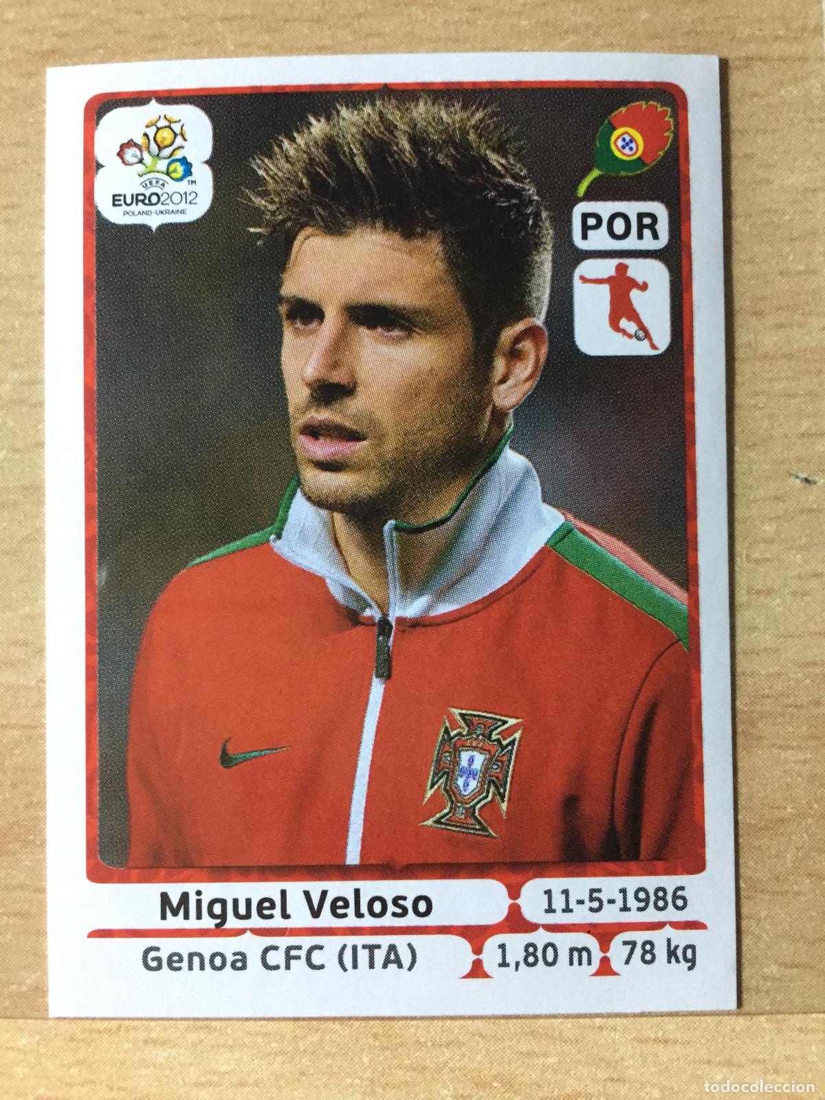 Fu&szlig;ball-Sticker: 2012 - 270 MIGUEL VELOSO - PORTUGAL - UEFA EURO 2012 - PANINI