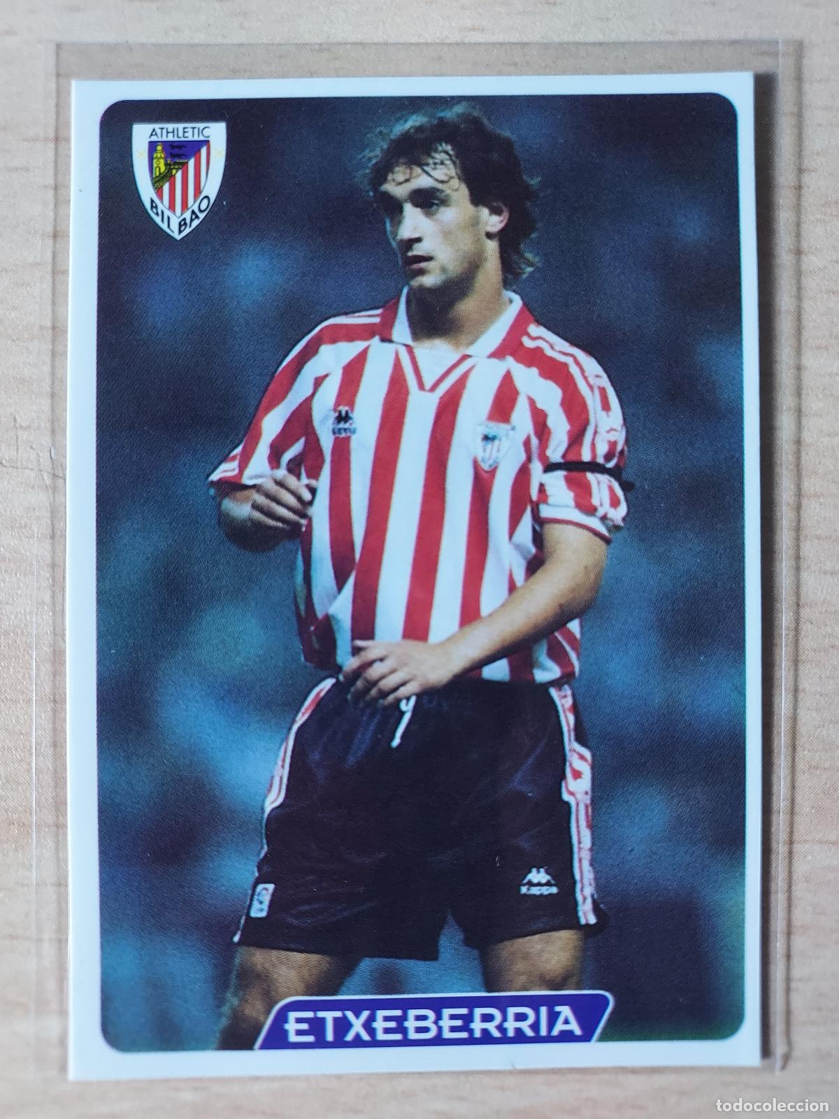 Fu&szlig;ball-Sticker: 1995-1996 - 144 ETXEBERRIA - ATHLETIC DE BILBAO - MUNDICROMO
