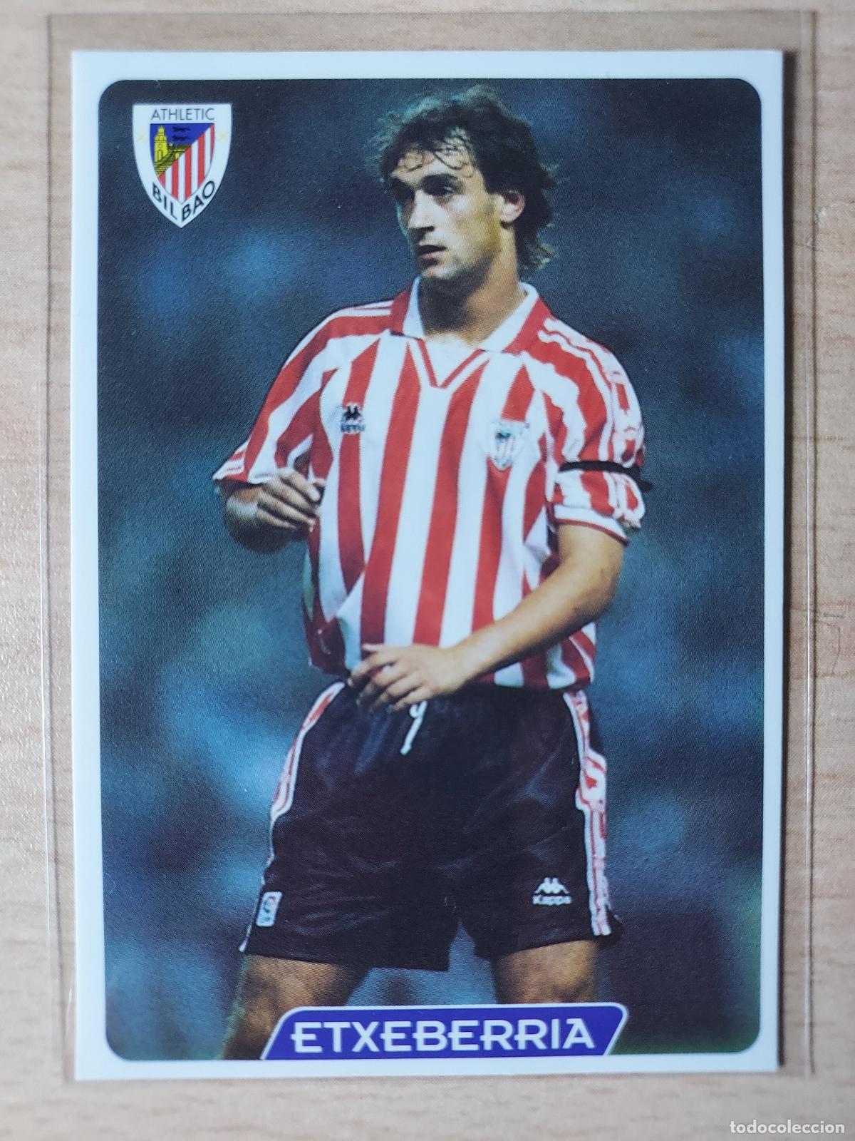 Fu&szlig;ball-Sticker: 1995-1996 - 144 ETXEBERRIA - ATHLETIC DE BILBAO - MUNDICROMO