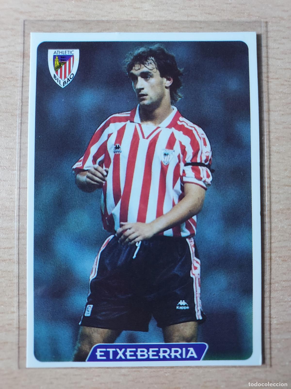 Fu&szlig;ball-Sticker: 1995-1996 - 144 ETXEBERRIA - ATHLETIC DE BILBAO - MUNDICROMO