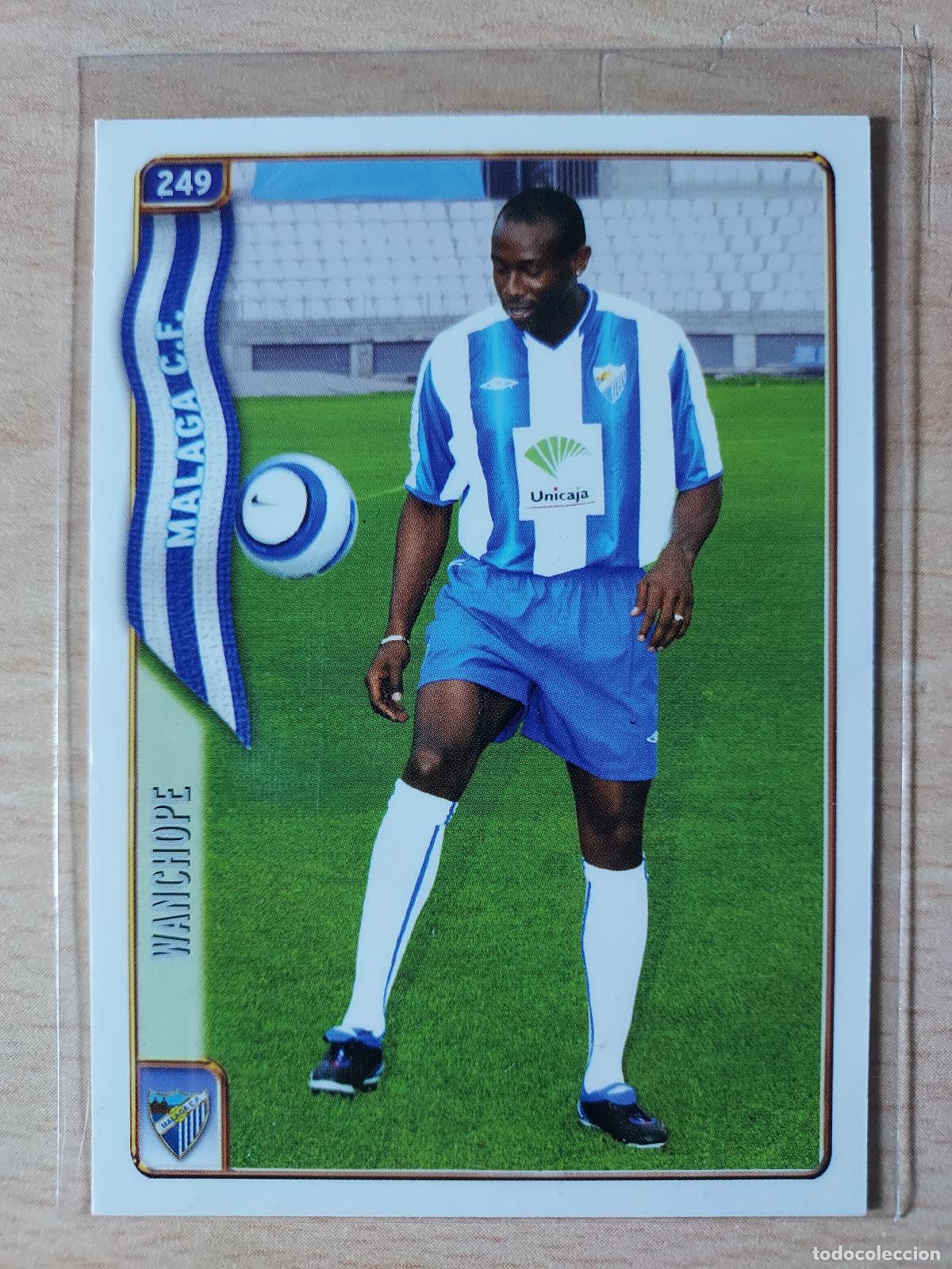 Fu&szlig;ball-Sticker: 2004-2005 - 249 WANCHOPE - MALAGA CF - MUNDICROMO