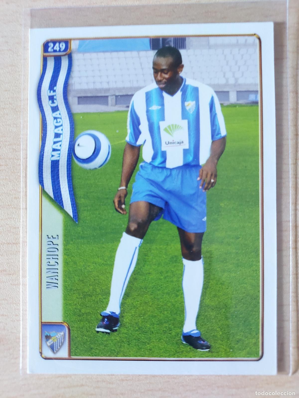 Fu&szlig;ball-Sticker: 2004-2005 - 249 WANCHOPE - MALAGA CF - MUNDICROMO