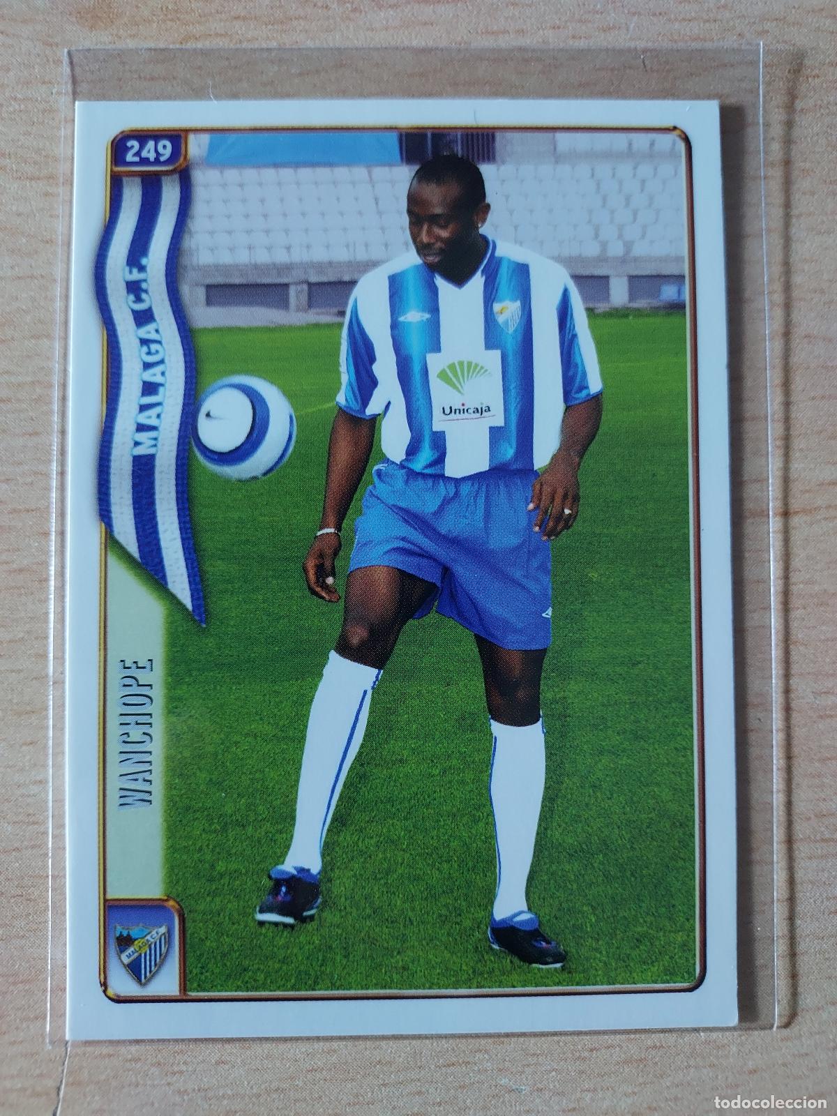 Fu&szlig;ball-Sticker: 2004-2005 - 249 WANCHOPE - MALAGA CF - MUNDICROMO