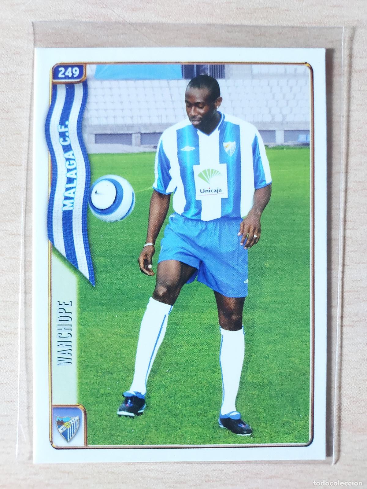 Fu&szlig;ball-Sticker: 2004-2005 - 249 WANCHOPE - MALAGA CF - MUNDICROMO