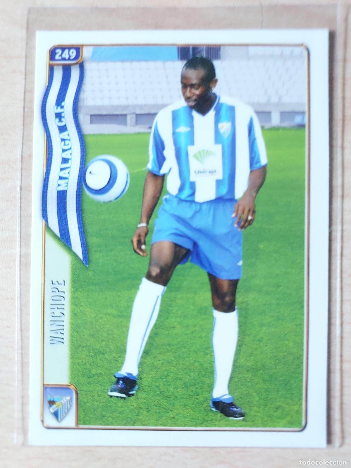 Fu&szlig;ball-Sticker: 2004-2005 - 249 WANCHOPE - MALAGA CF - MUNDICROMO