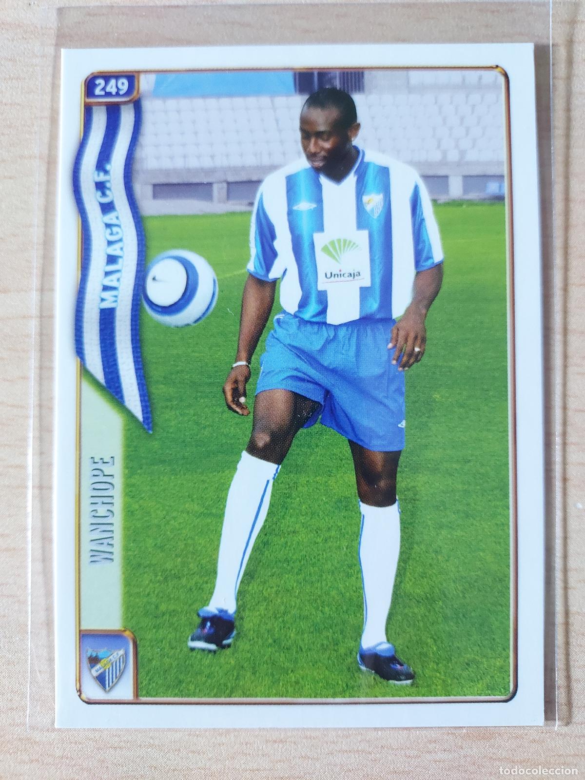Fu&szlig;ball-Sticker: 2004-2005 - 249 WANCHOPE - MALAGA CF - MUNDICROMO