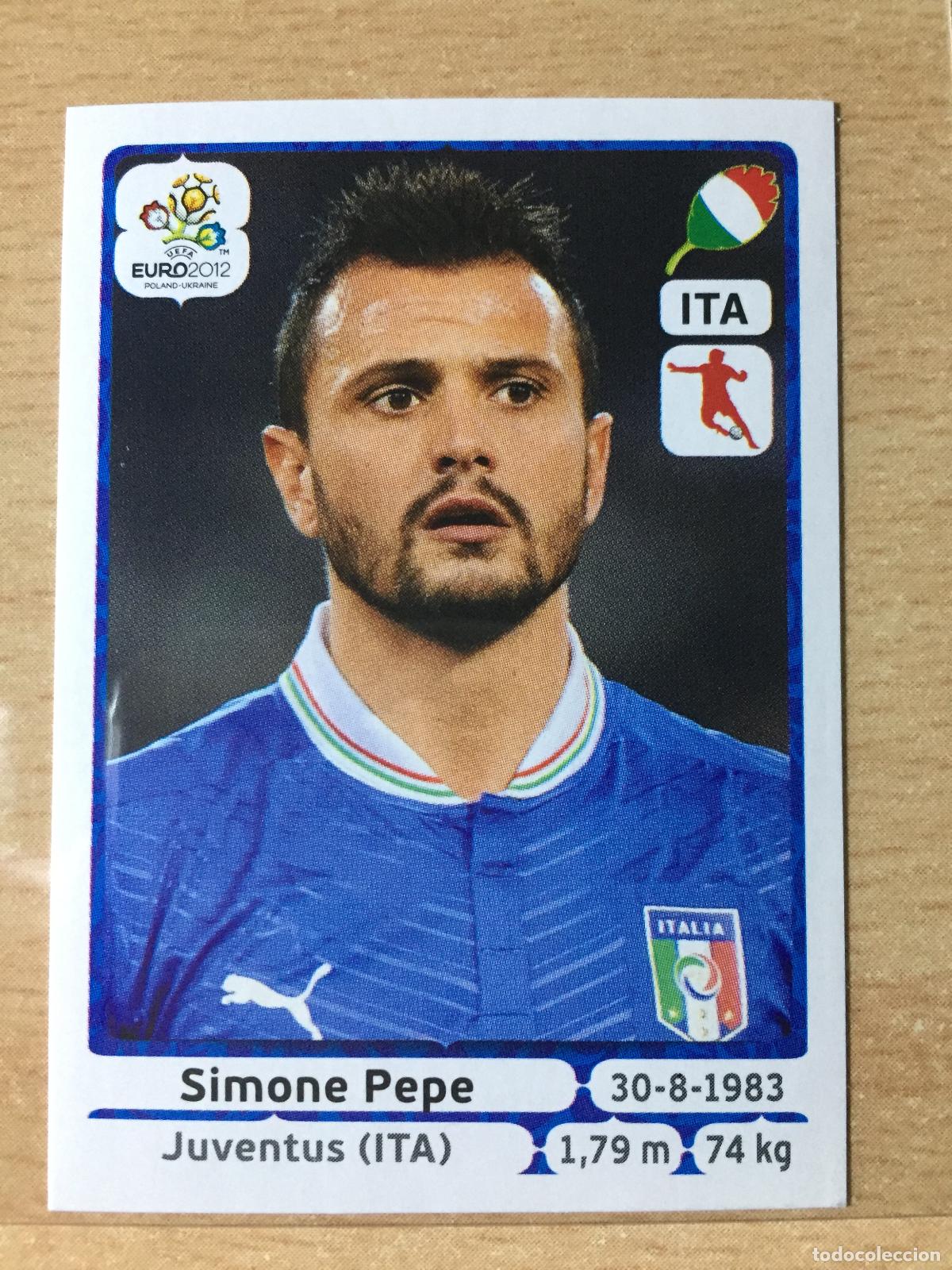Fu&szlig;ball-Sticker: 2012 - 330 SIMONE PEPE - ITALIA - UEFA EURO 2012 - PANINI