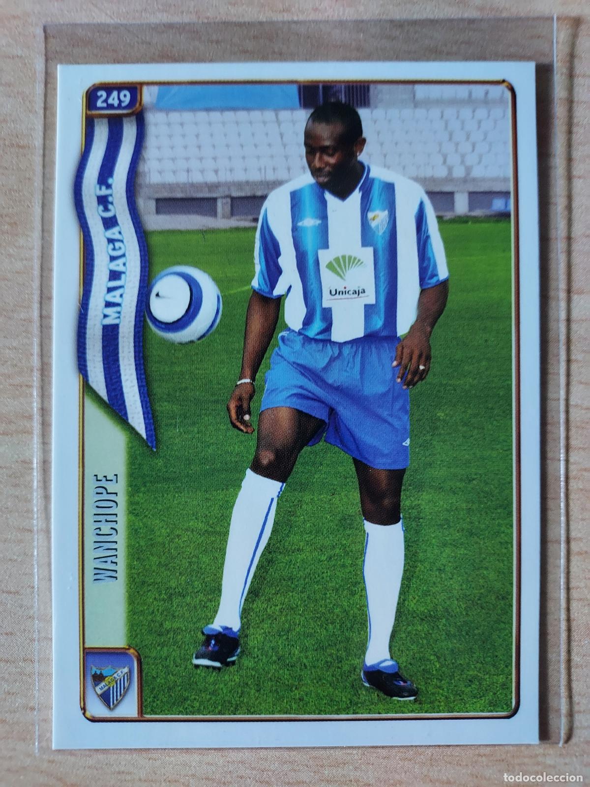 Fu&szlig;ball-Sticker: 2004-2005 - 249 WANCHOPE - MALAGA CF - MUNDICROMO