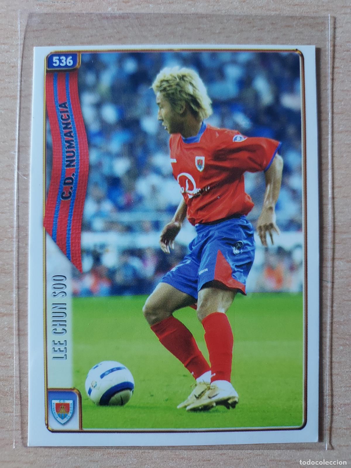 Fu&szlig;ball-Sticker: 2004-2005 - 536 LEE CHUN SOO (ERROR) - CD NUMANCIA - MUNDICROMO