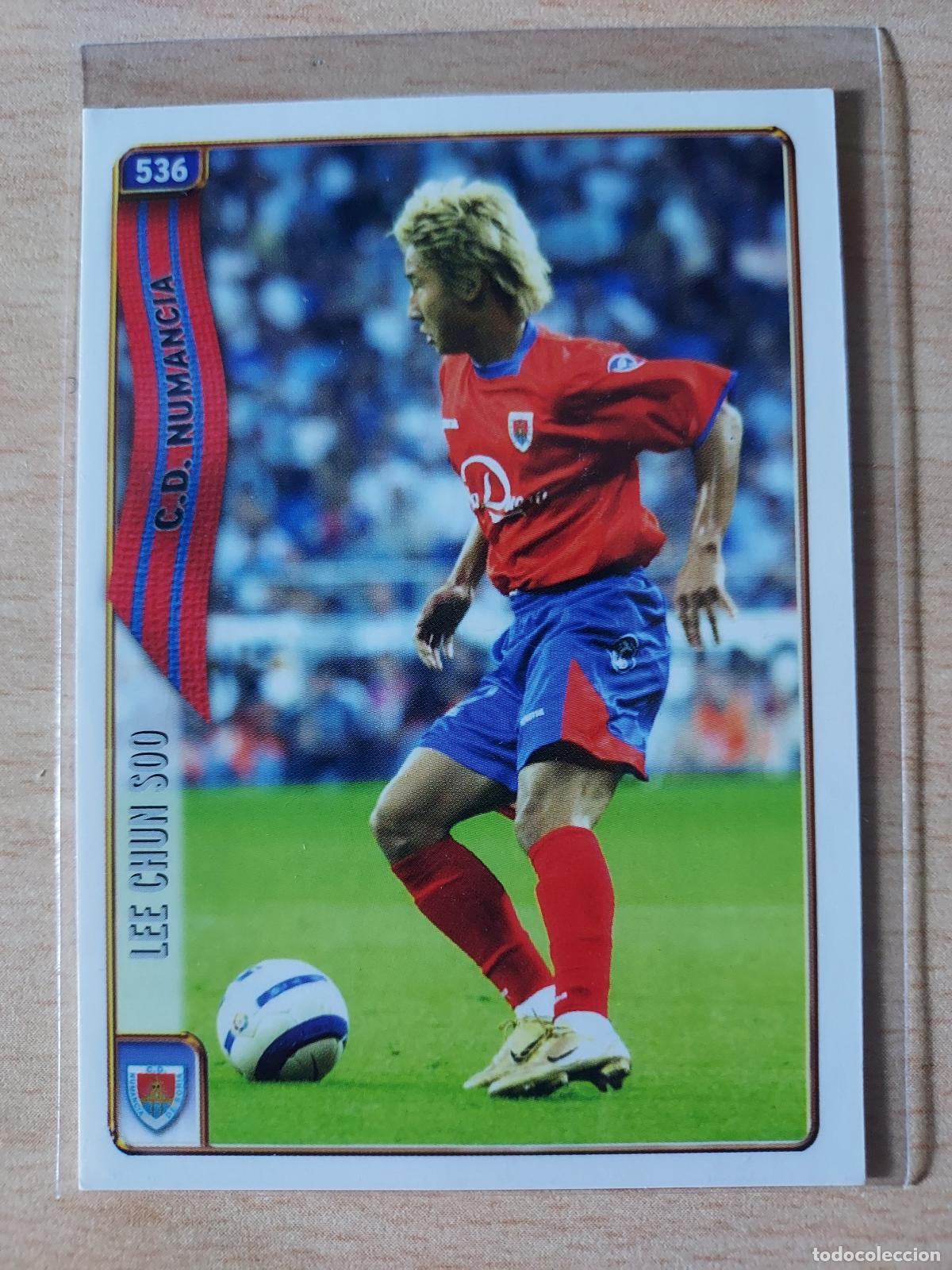Fu&szlig;ball-Sticker: 2004-2005 - 536 LEE CHUN SOO (ERROR) - CD NUMANCIA - MUNDICROMO