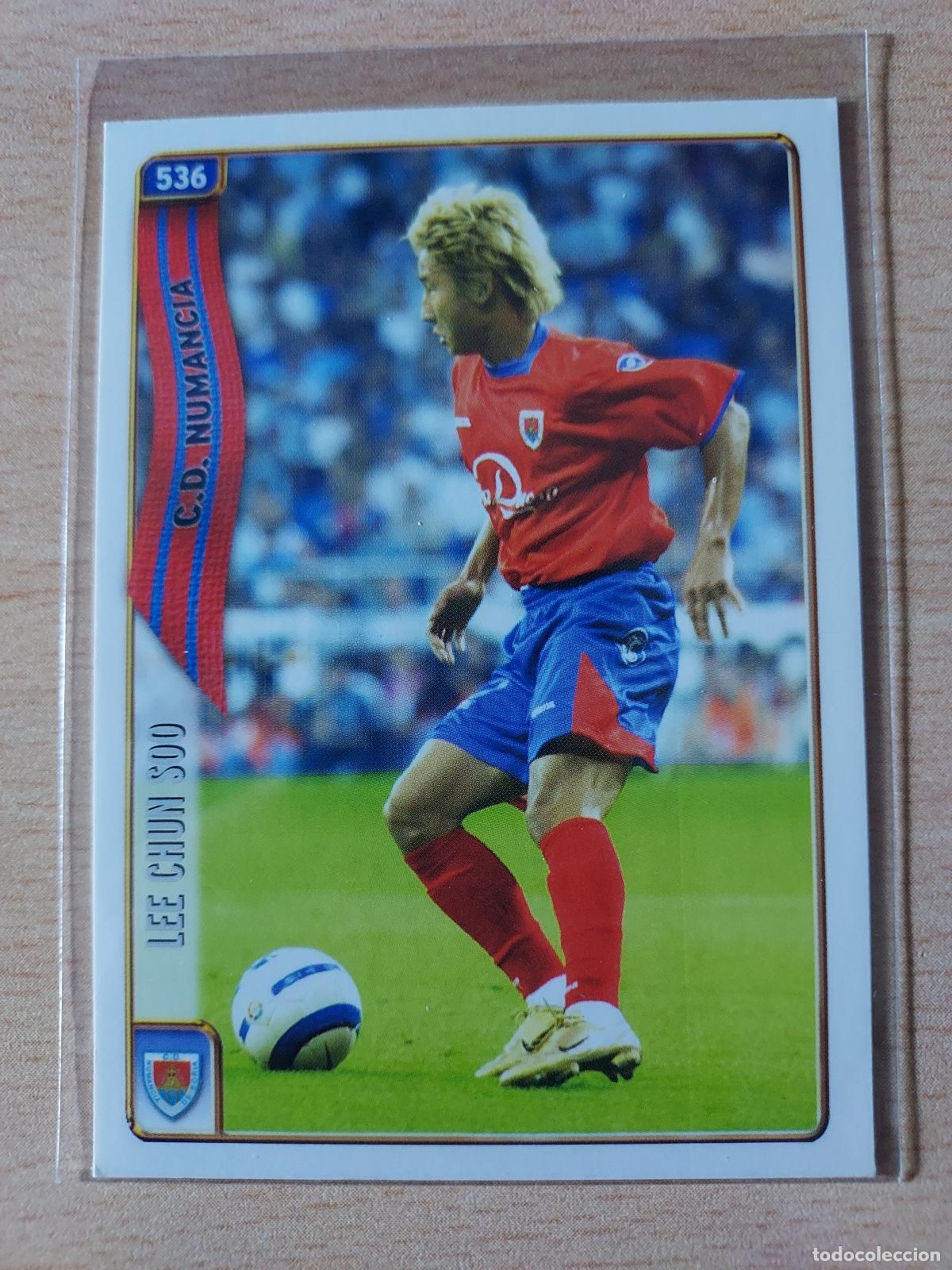 Fu&szlig;ball-Sticker: 2004-2005 - 536 LEE CHUN SOO (ERROR) - CD NUMANCIA - MUNDICROMO