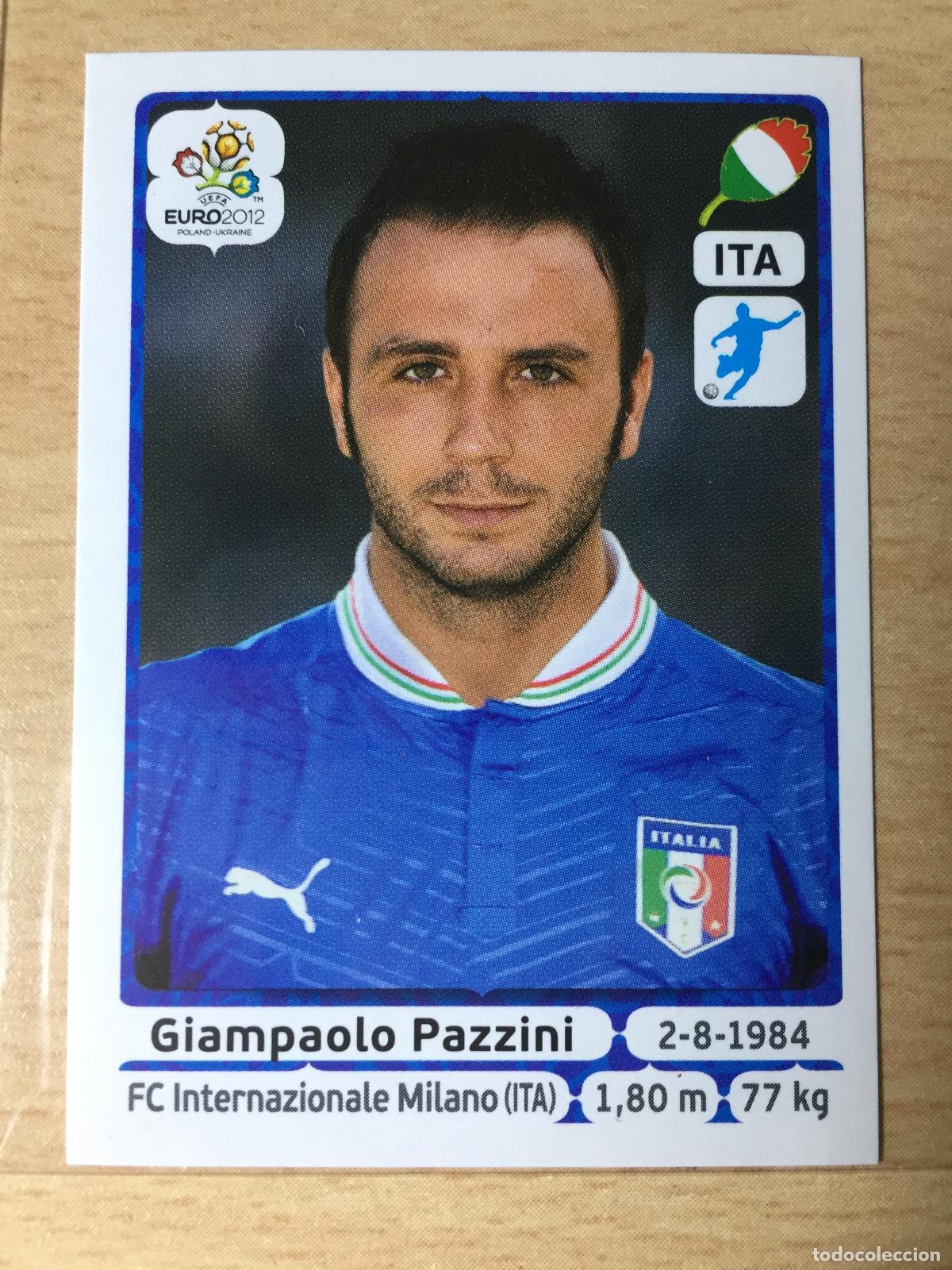 Fu&szlig;ball-Sticker: 2012 - 334 GIAMPAOLO PAZZINI - ITALIA - UEFA EURO 2012 - PANINI