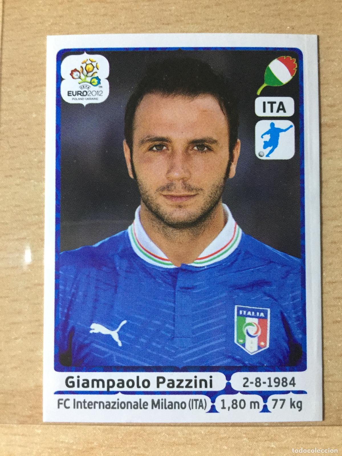 Fu&szlig;ball-Sticker: 2012 - 334 GIAMPAOLO PAZZINI - ITALIA - UEFA EURO 2012 - PANINI