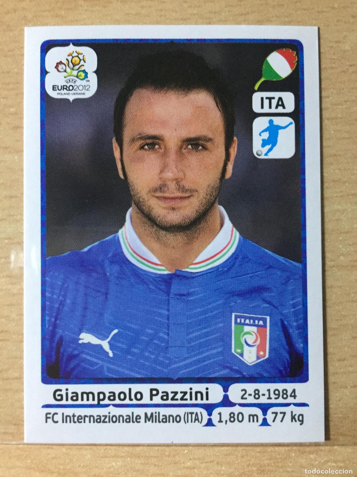 Fu&szlig;ball-Sticker: 2012 - 334 GIAMPAOLO PAZZINI - ITALIA - UEFA EURO 2012 - PANINI