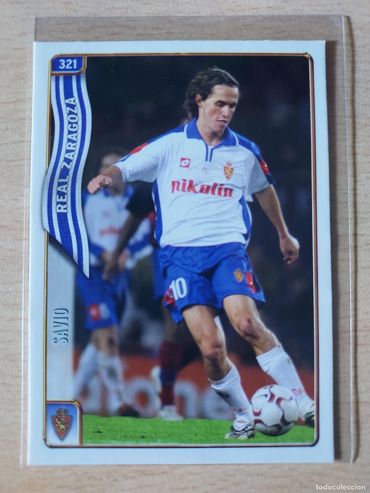 Fu&szlig;ball-Sticker: 2004-2005 - 321 SAVIO - REAL ZARAGOZA - MUNDICROMO