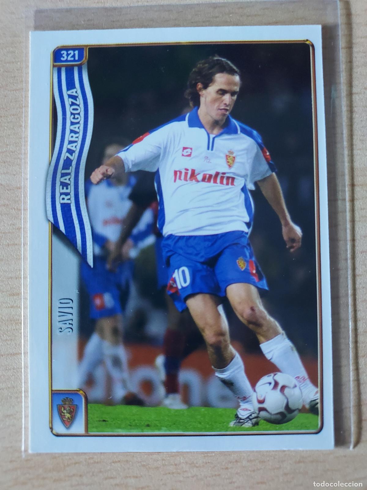 Fu&szlig;ball-Sticker: 2004-2005 - 321 SAVIO - REAL ZARAGOZA - MUNDICROMO