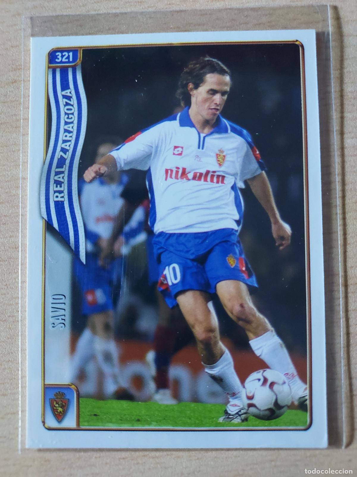 Fu&szlig;ball-Sticker: 2004-2005 - 321 SAVIO - REAL ZARAGOZA - MUNDICROMO
