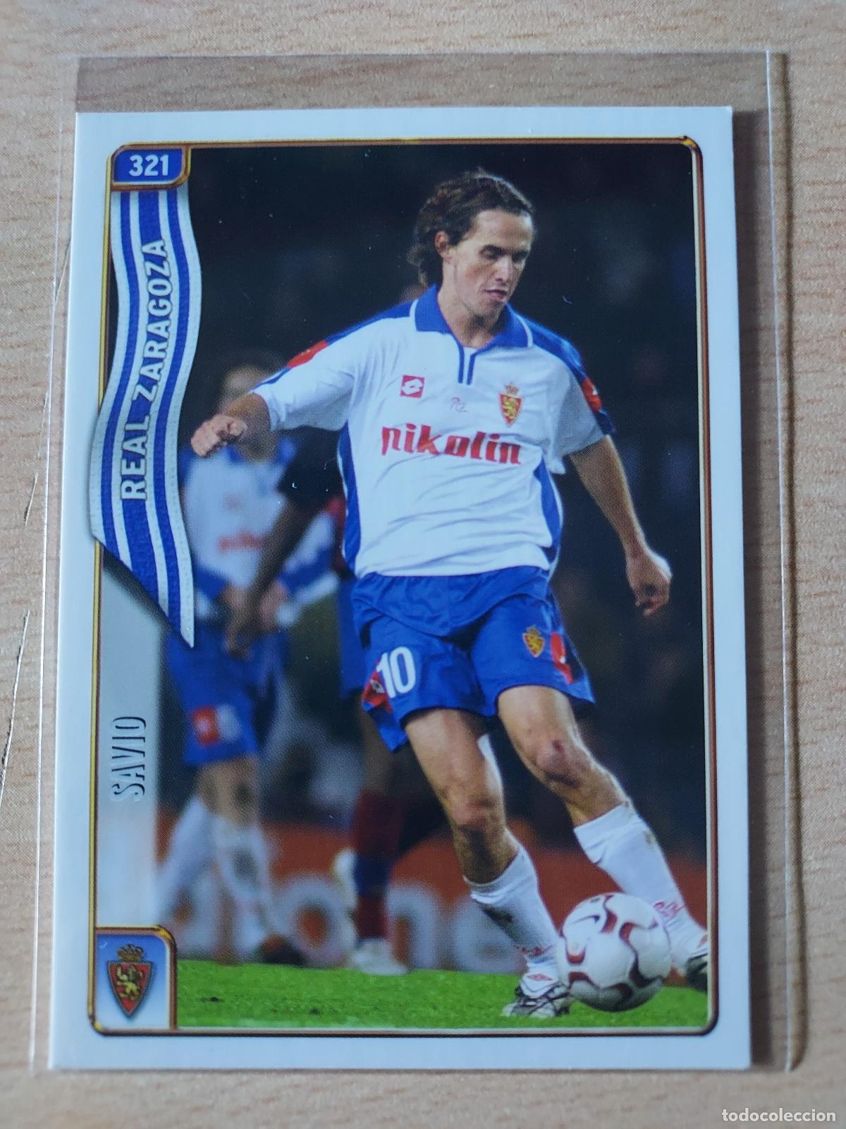 Fu&szlig;ball-Sticker: 2004-2005 - 321 SAVIO - REAL ZARAGOZA - MUNDICROMO