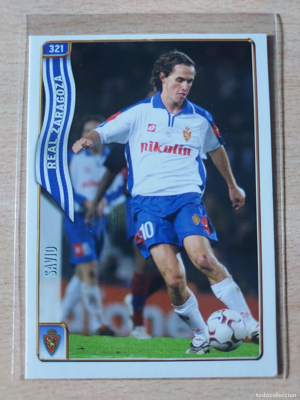 Fu&szlig;ball-Sticker: 2004-2005 - 321 SAVIO - REAL ZARAGOZA - MUNDICROMO