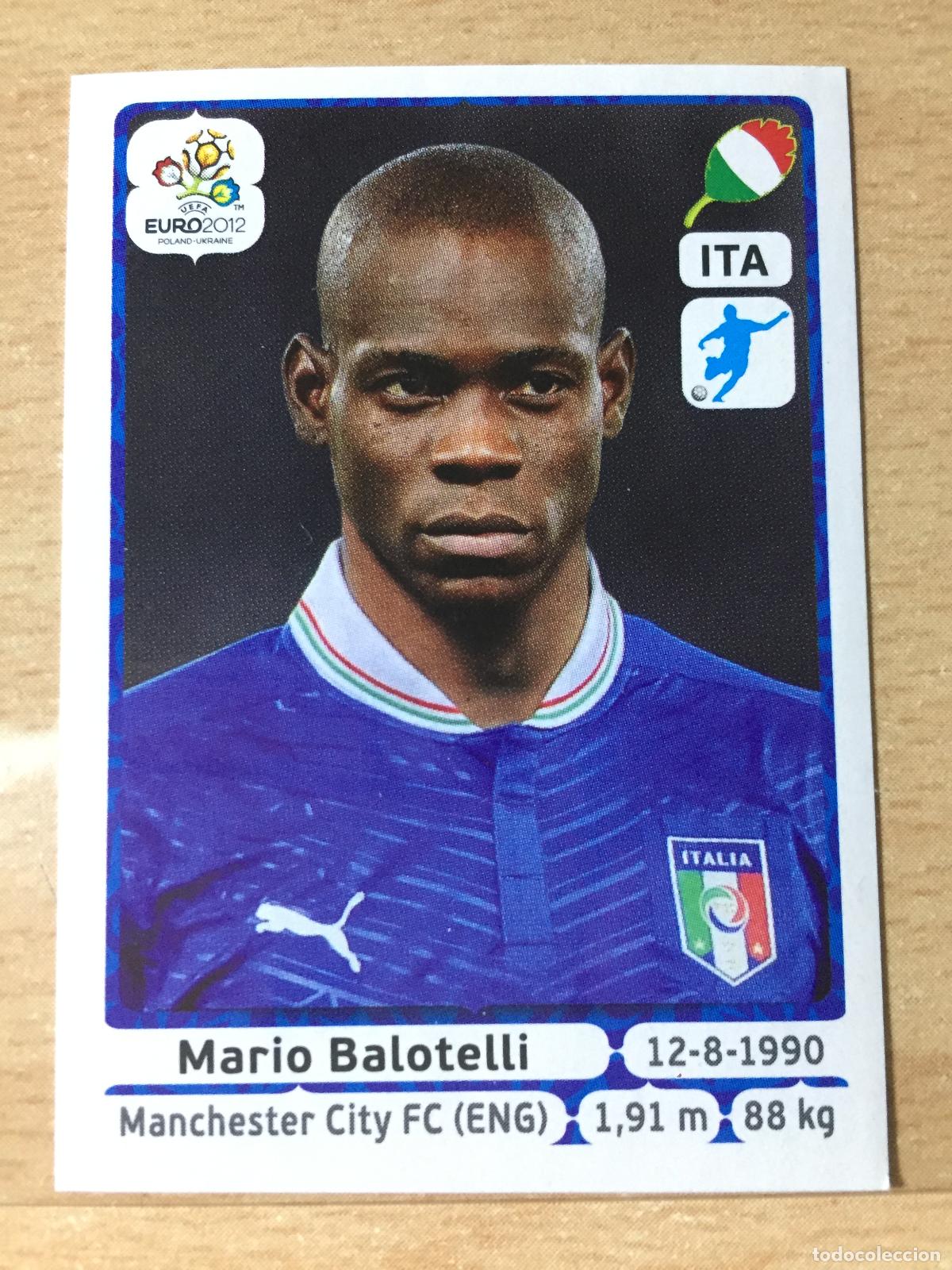 Football Stickers: 2012 - 335 MARIO BALOTELLI - ITALIA - UEFA EURO 2012 - PANINI