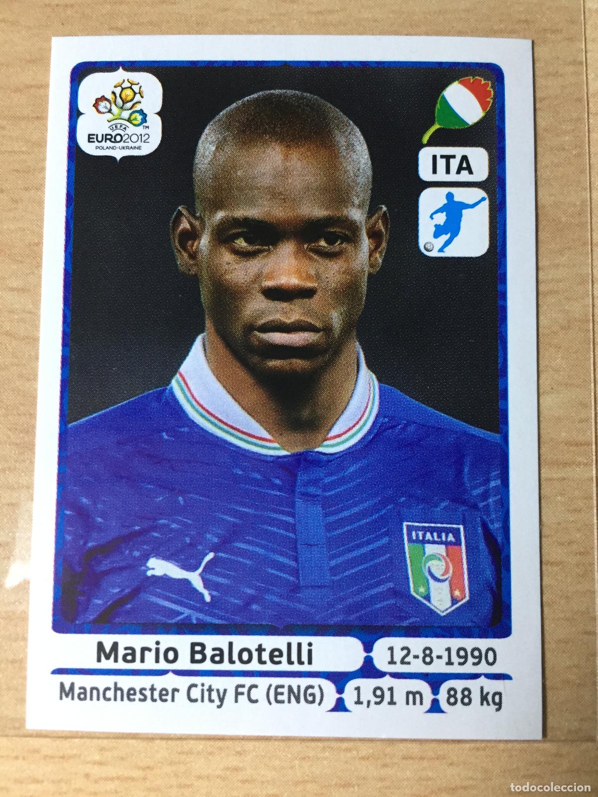 Football Stickers: 2012 - 335 MARIO BALOTELLI - ITALIA - UEFA EURO 2012 - PANINI