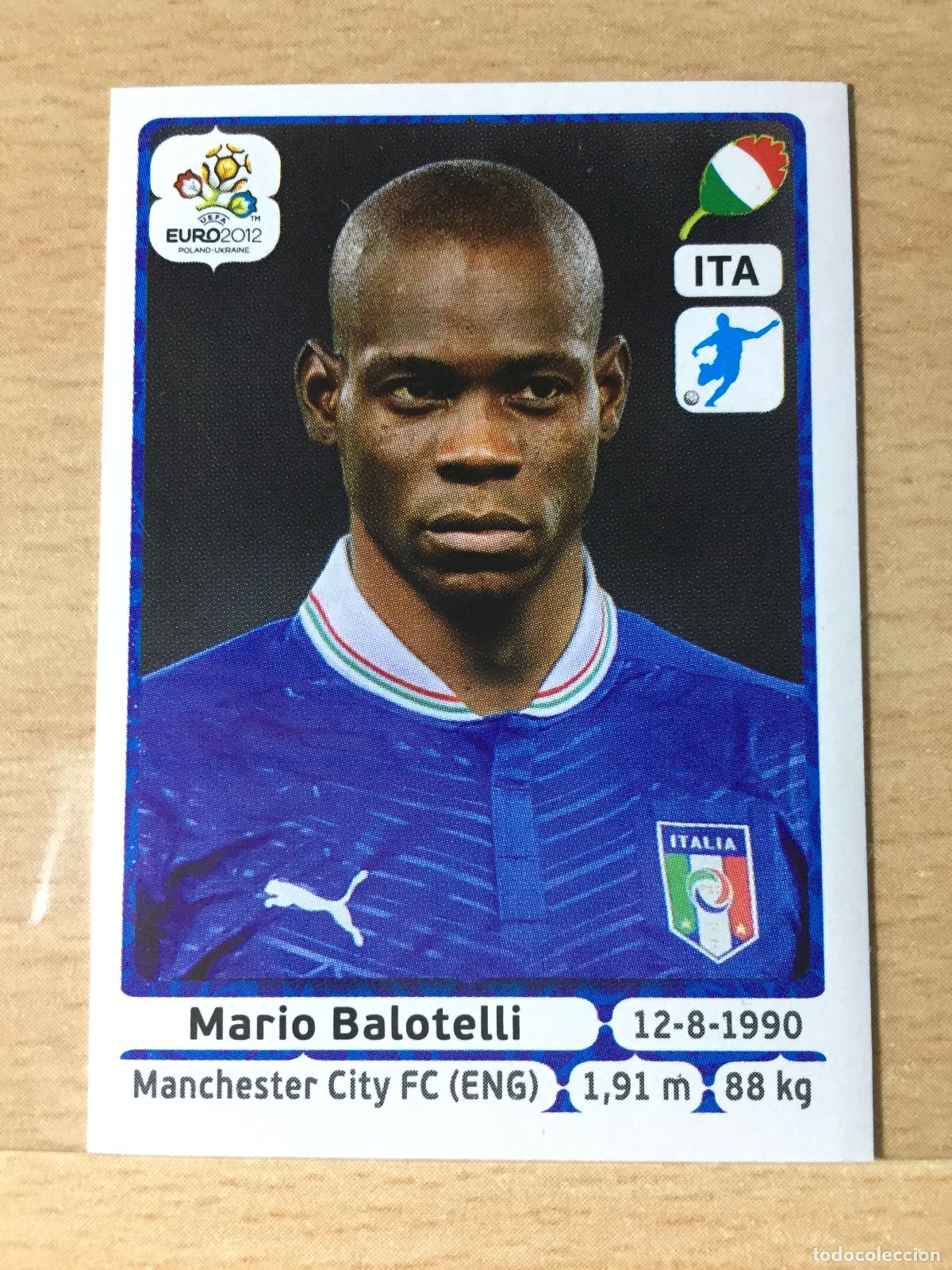 Football Stickers: 2012 - 335 MARIO BALOTELLI - ITALIA - UEFA EURO 2012 - PANINI