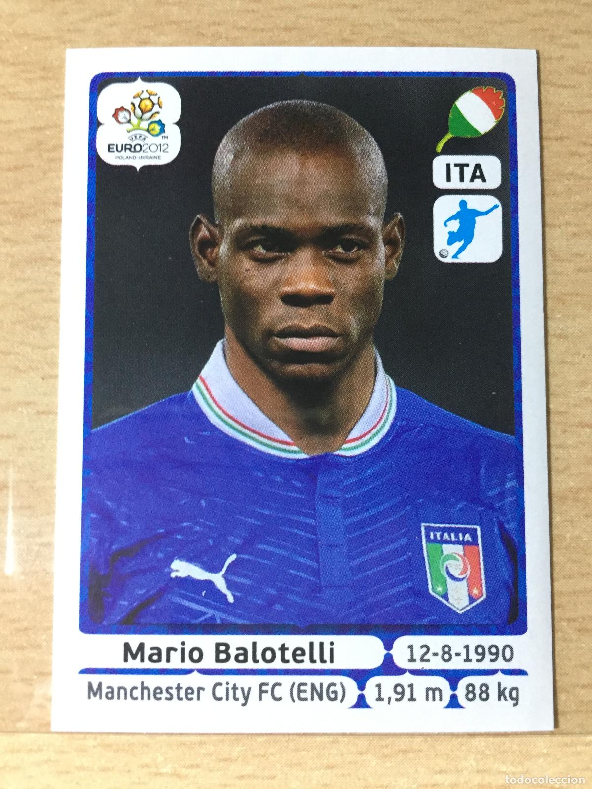 Football Stickers: 2012 - 335 MARIO BALOTELLI - ITALIA - UEFA EURO 2012 - PANINI