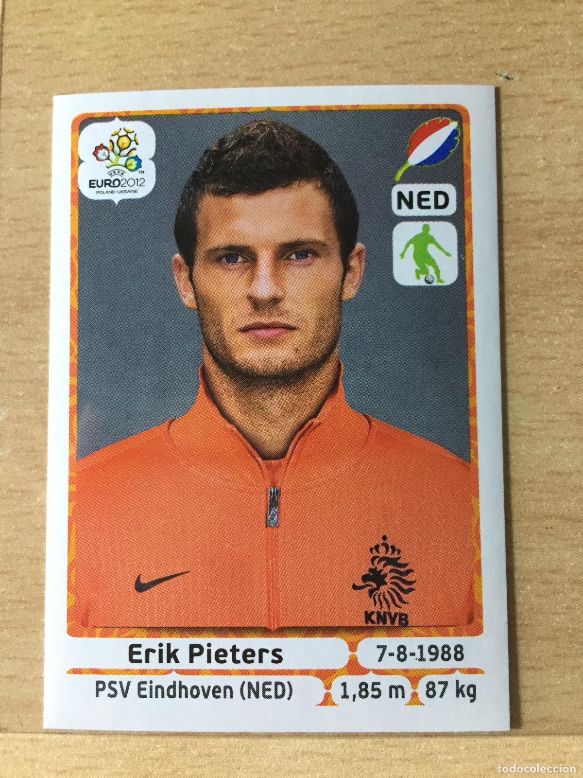 Football Stickers: 2012 - 176 ERIK PIETERS - PAISES BAJOS - UEFA EURO 2012 - PANINI