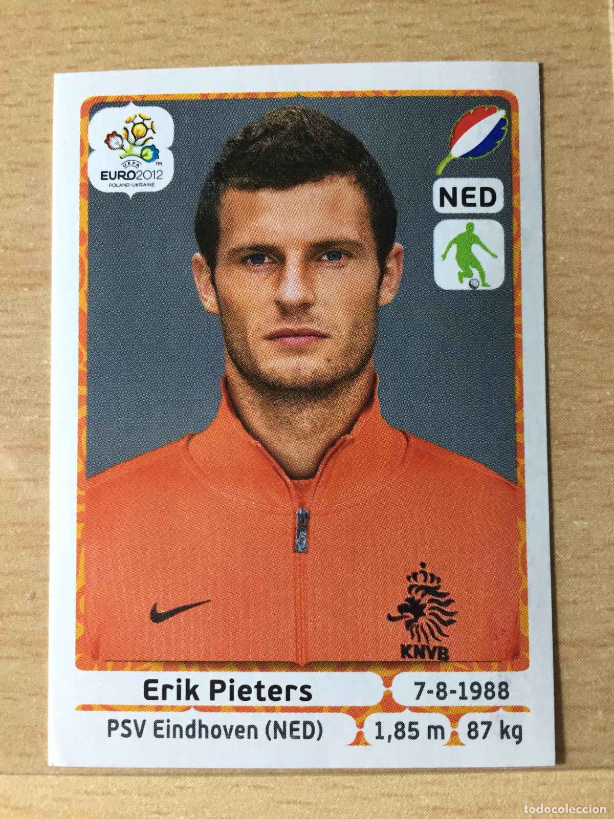 Football Stickers: 2012 - 176 ERIK PIETERS - PAISES BAJOS - UEFA EURO 2012 - PANINI