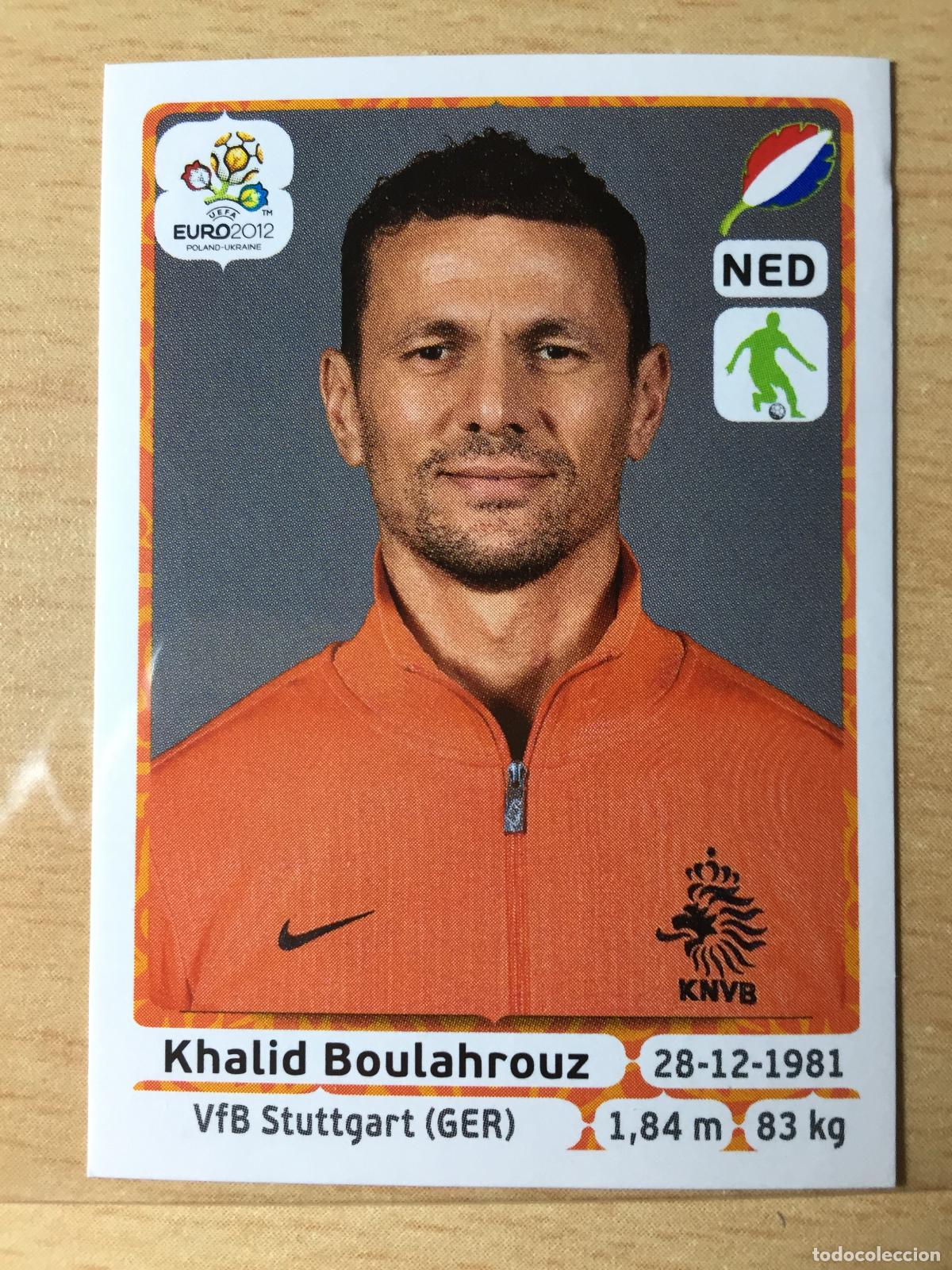 Football Stickers: 2012 - 177 KHALID BOULAHROUZ - PAISES BAJOS - UEFA EURO 2012 - PANINI