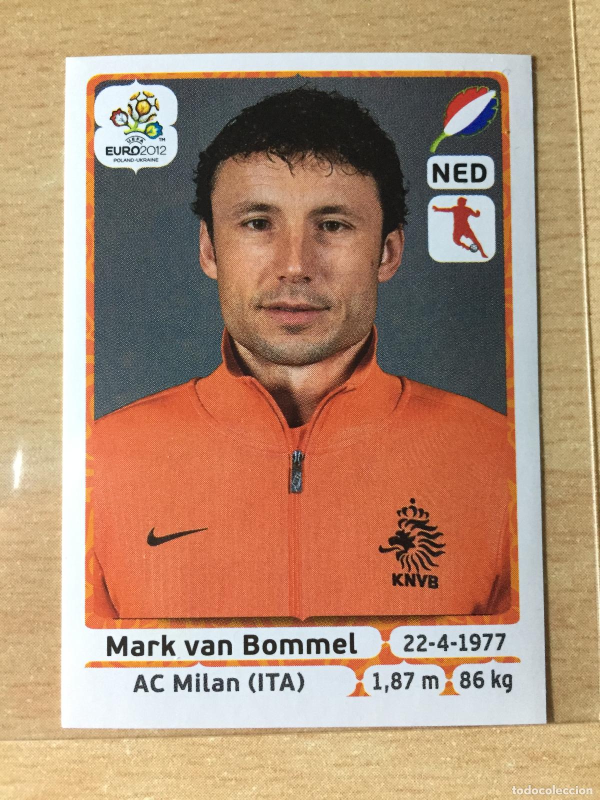 Football Stickers: 2012 - 178 MARK VAN BOMMEL - PAISES BAJOS - UEFA EURO 2012 - PANINI