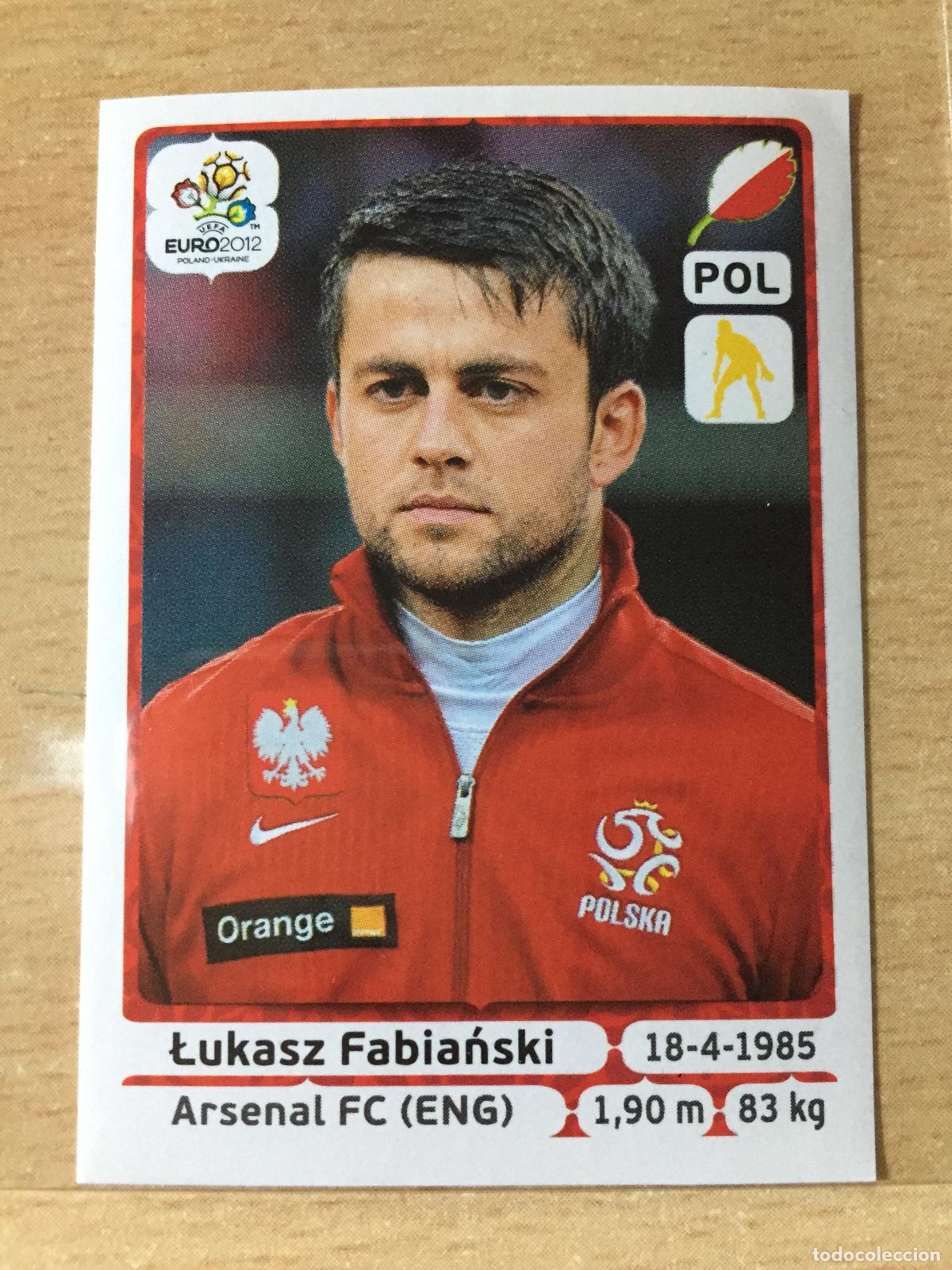 Cartes &agrave; collectionner de Football: 2012 - 56 LUKASZ FABIANSKI - POLONIA - UEFA EURO 2012 - PANINI