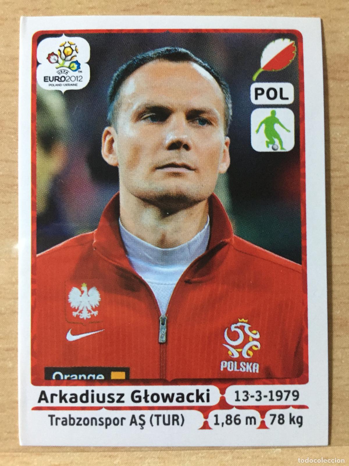 Cartes &agrave; collectionner de Football: 2012 - 57 ARKADIUSZ GLOWACKI - POLONIA - UEFA EURO 2012 - PANINI