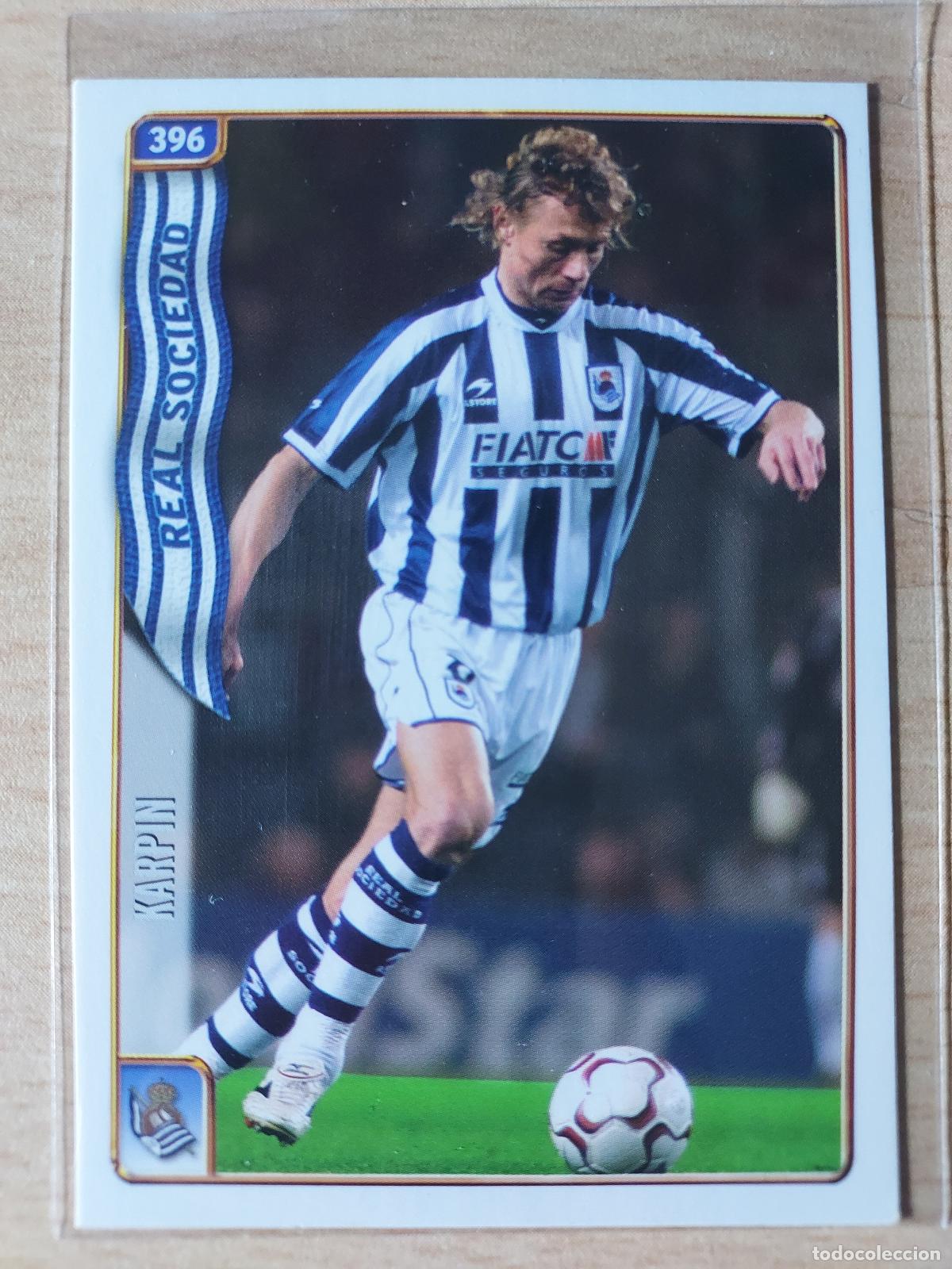 Cromos de F&uacute;tbol: 2004-2005 - 396 KARPIN - REAL SOCIEDAD - MUNDICROMO