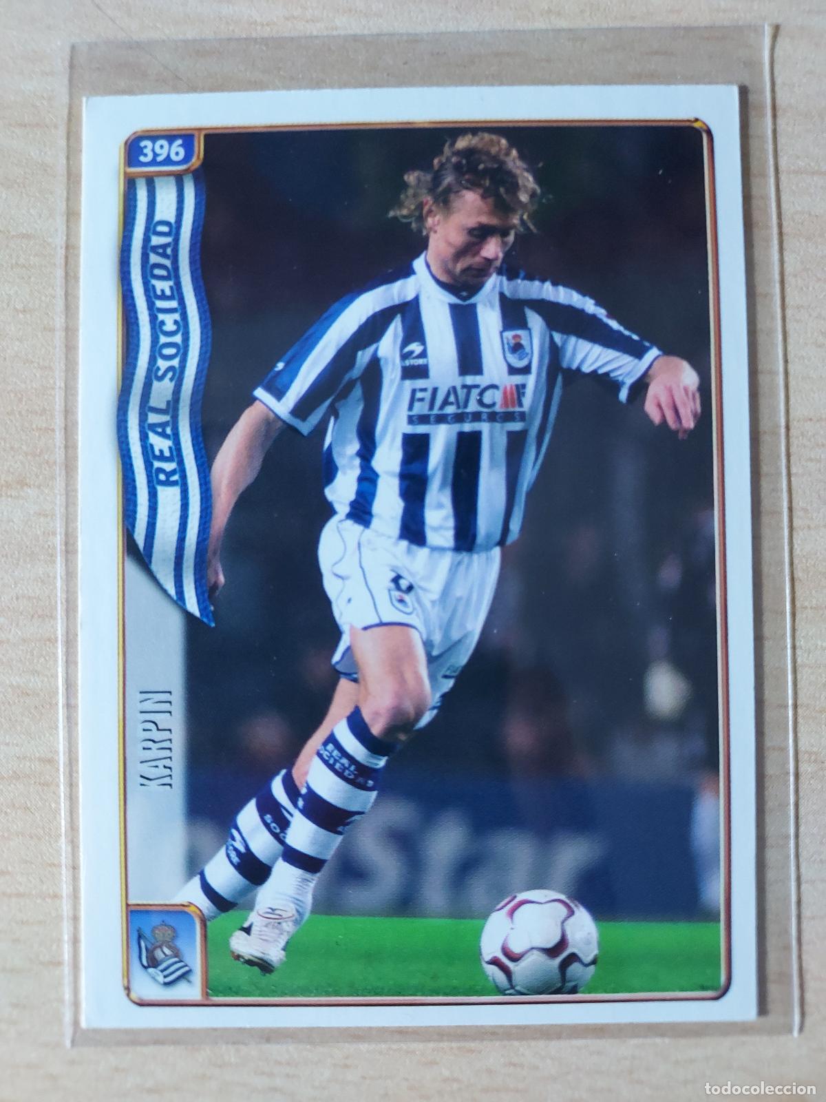 Cromos de Futebol: 2004-2005 - 396 KARPIN - REAL SOCIEDAD - MUNDICROMO