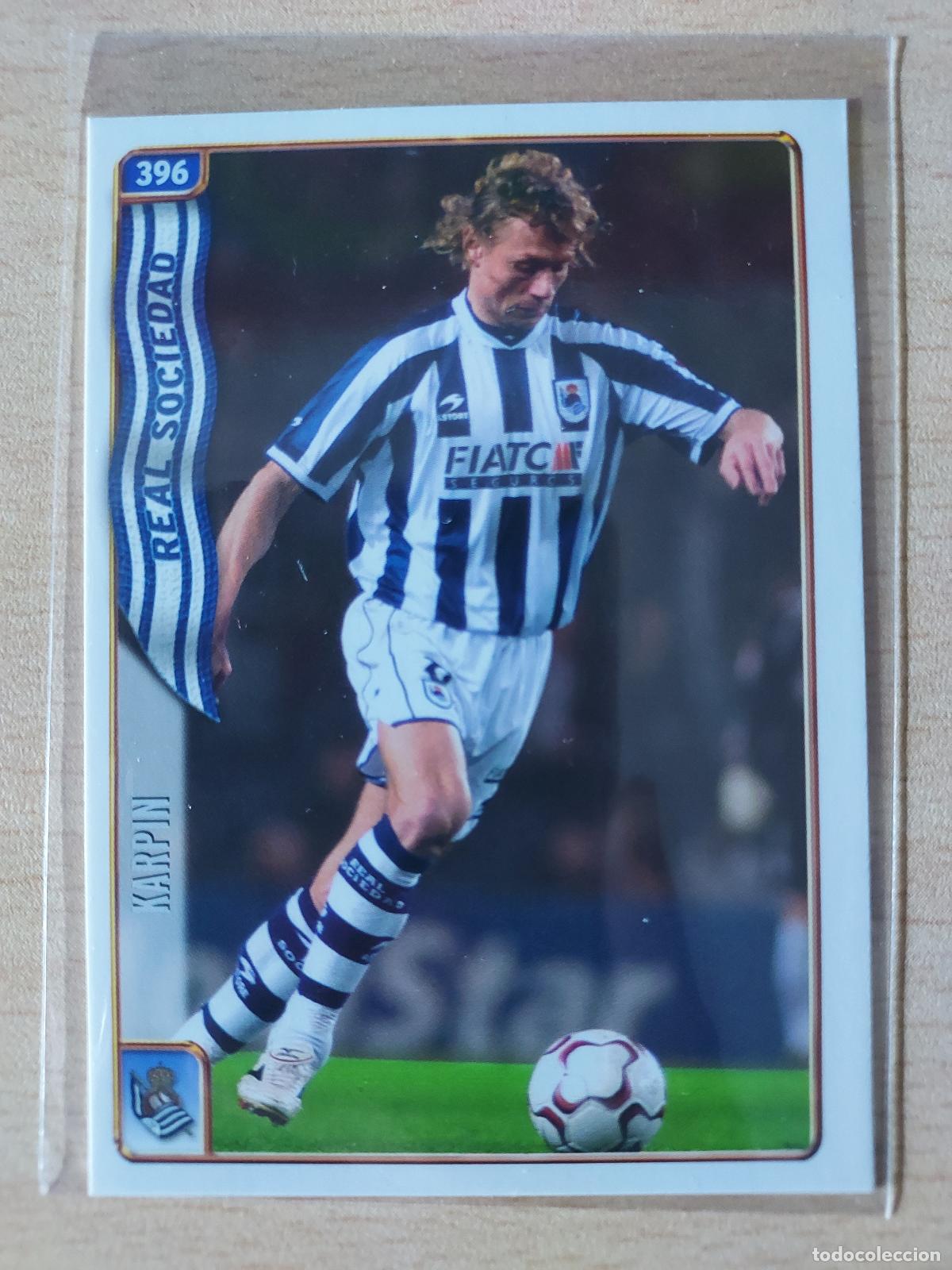 Cromos de F&uacute;tbol: 2004-2005 - 396 KARPIN - REAL SOCIEDAD - MUNDICROMO