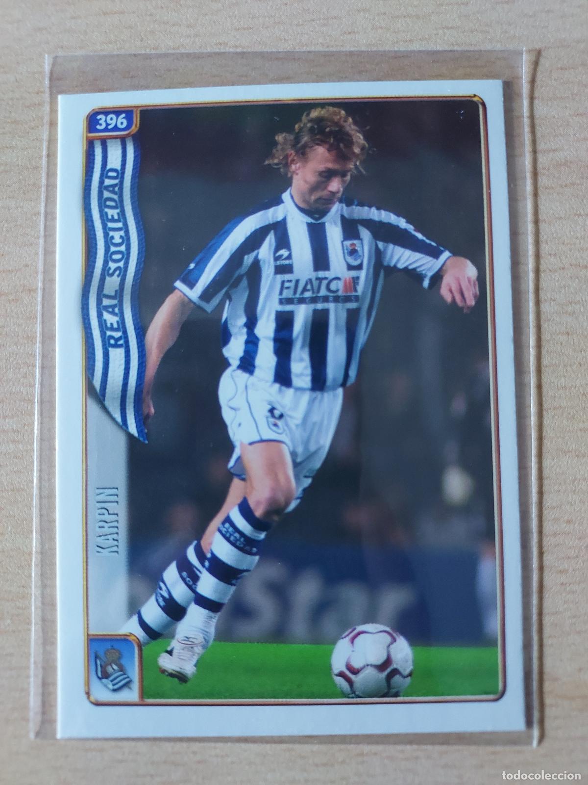 Cromos de F&uacute;tbol: 2004-2005 - 396 KARPIN - REAL SOCIEDAD - MUNDICROMO