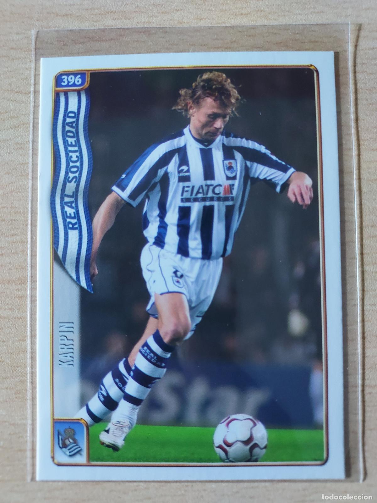 Cromos de F&uacute;tbol: 2004-2005 - 396 KARPIN - REAL SOCIEDAD - MUNDICROMO